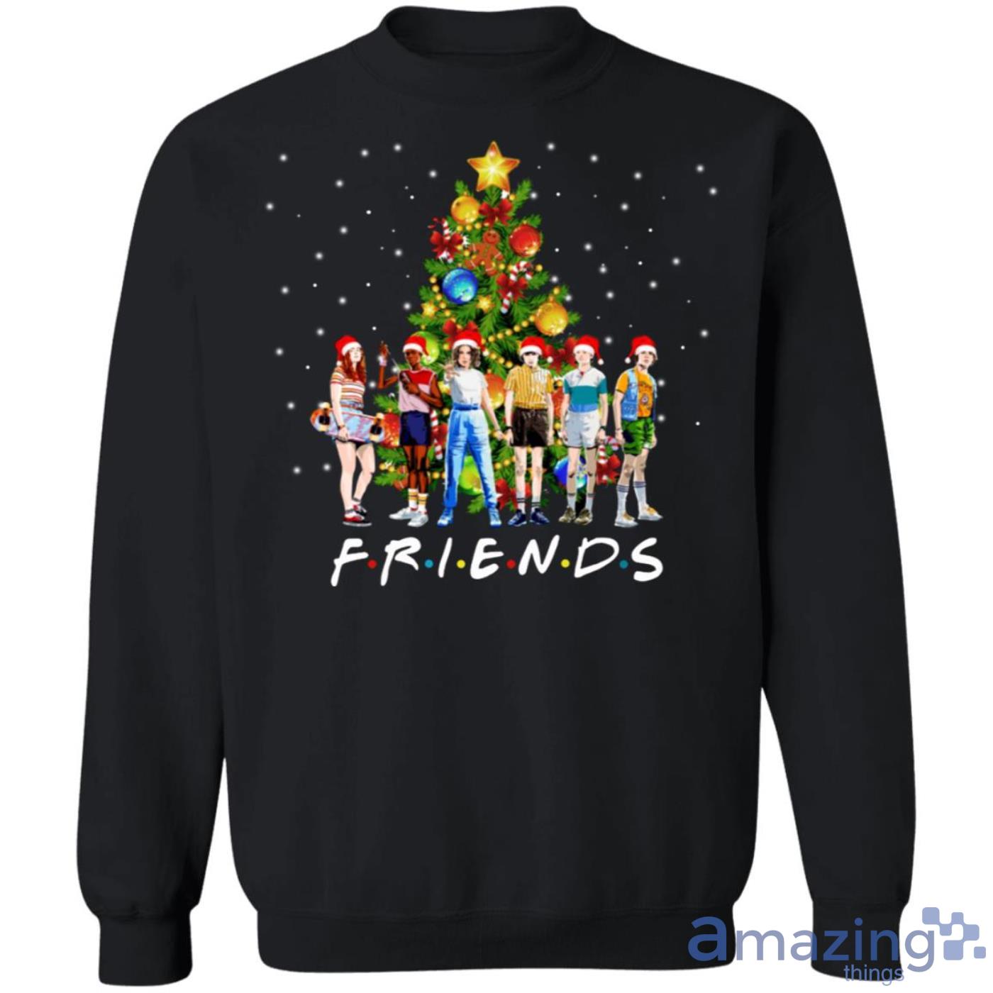Stranger Things Friends Eleven Christmas Sweatshirt Product Photo 1
