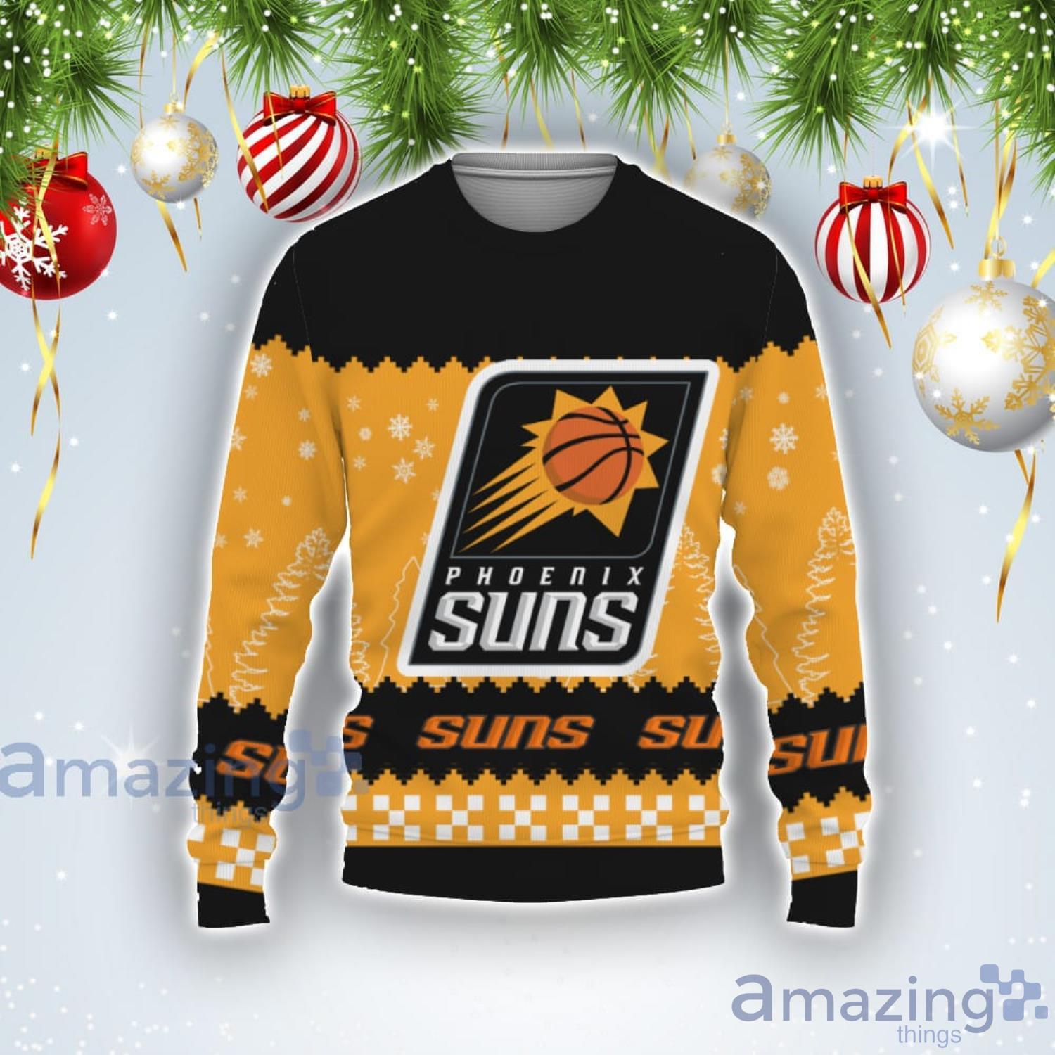Team Logo Phoenix Suns Ugly Christmas Sweater Product Photo 1