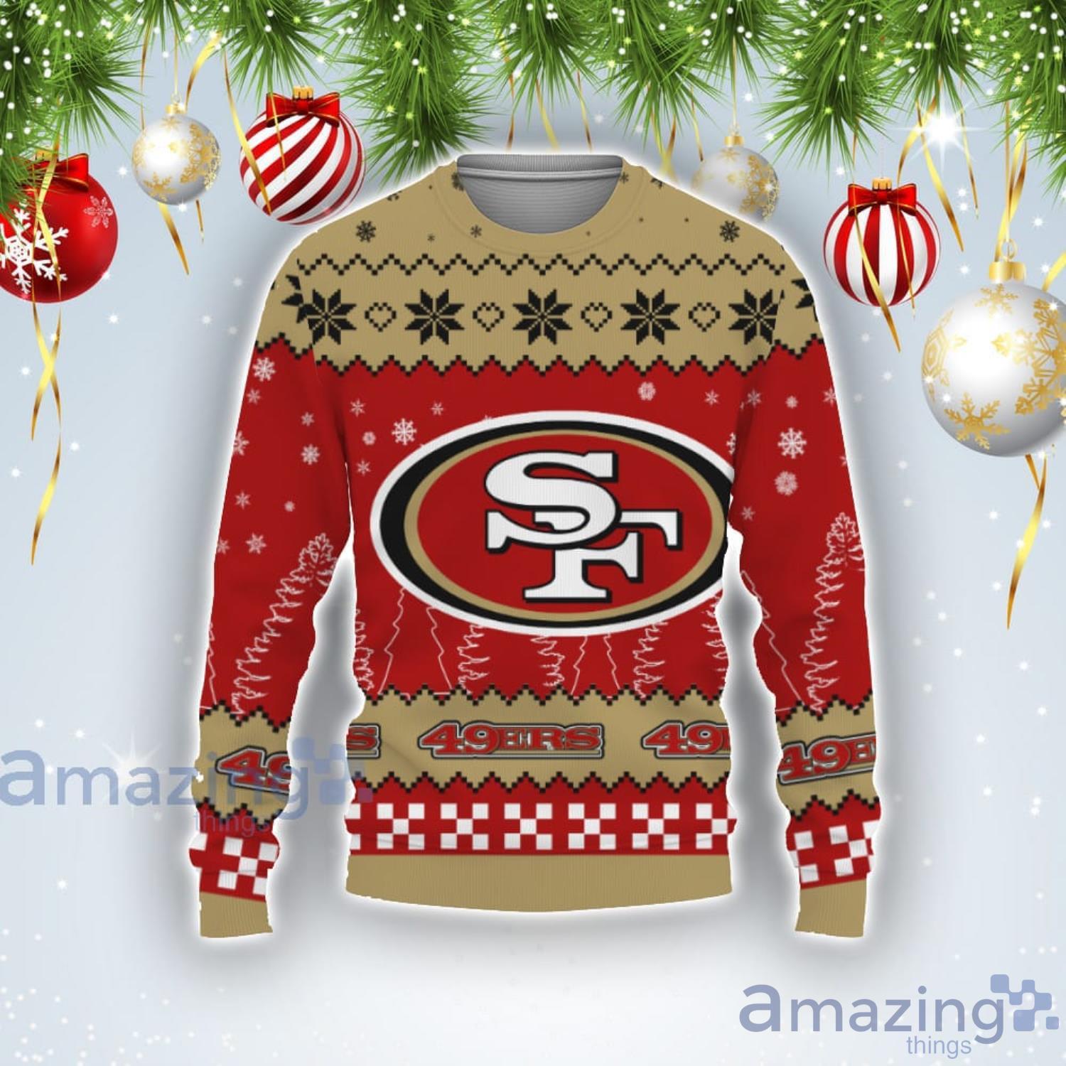 Team Logo San Francisco 49ers Ugly Christmas Sweater