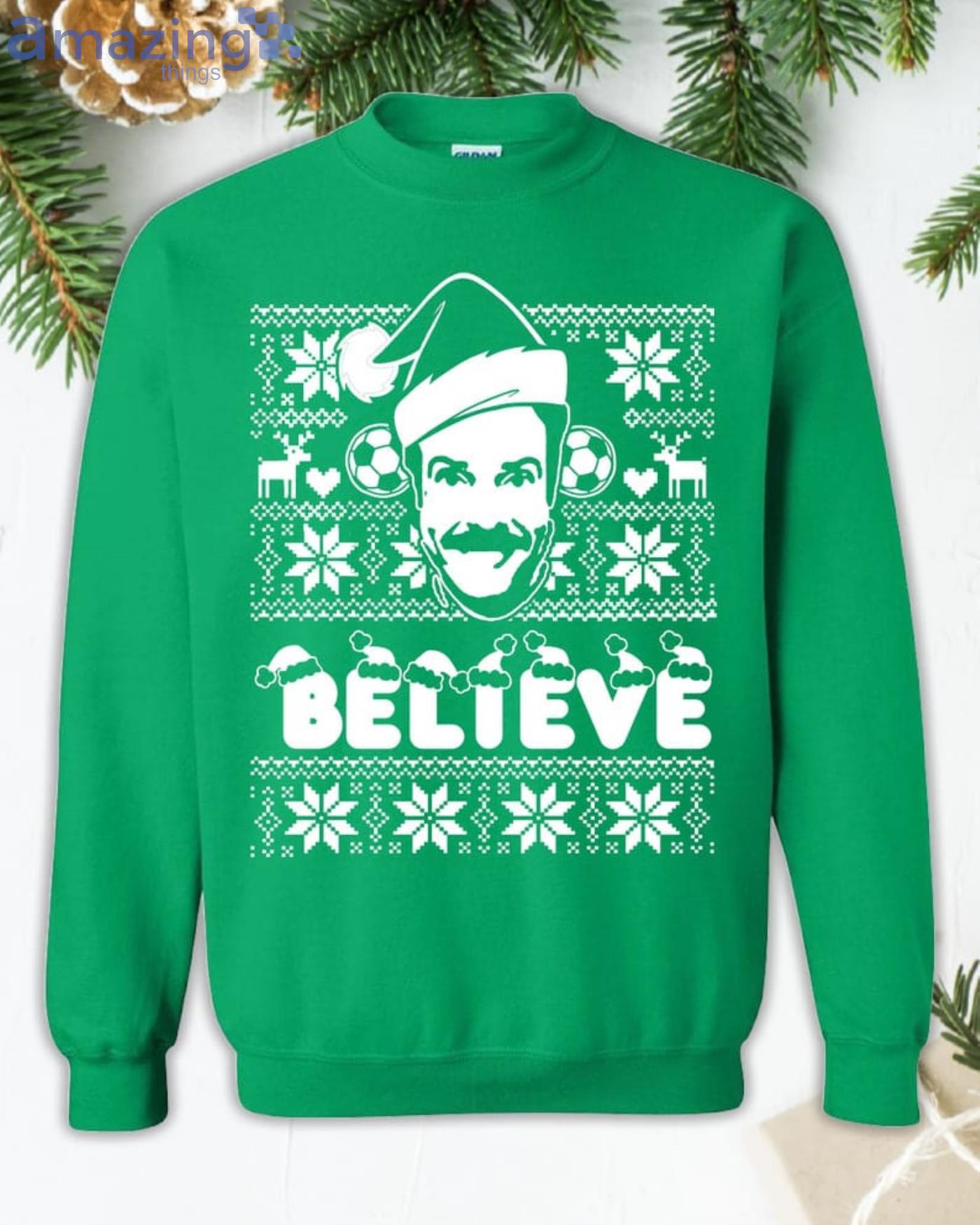 believe santa sweatshirt