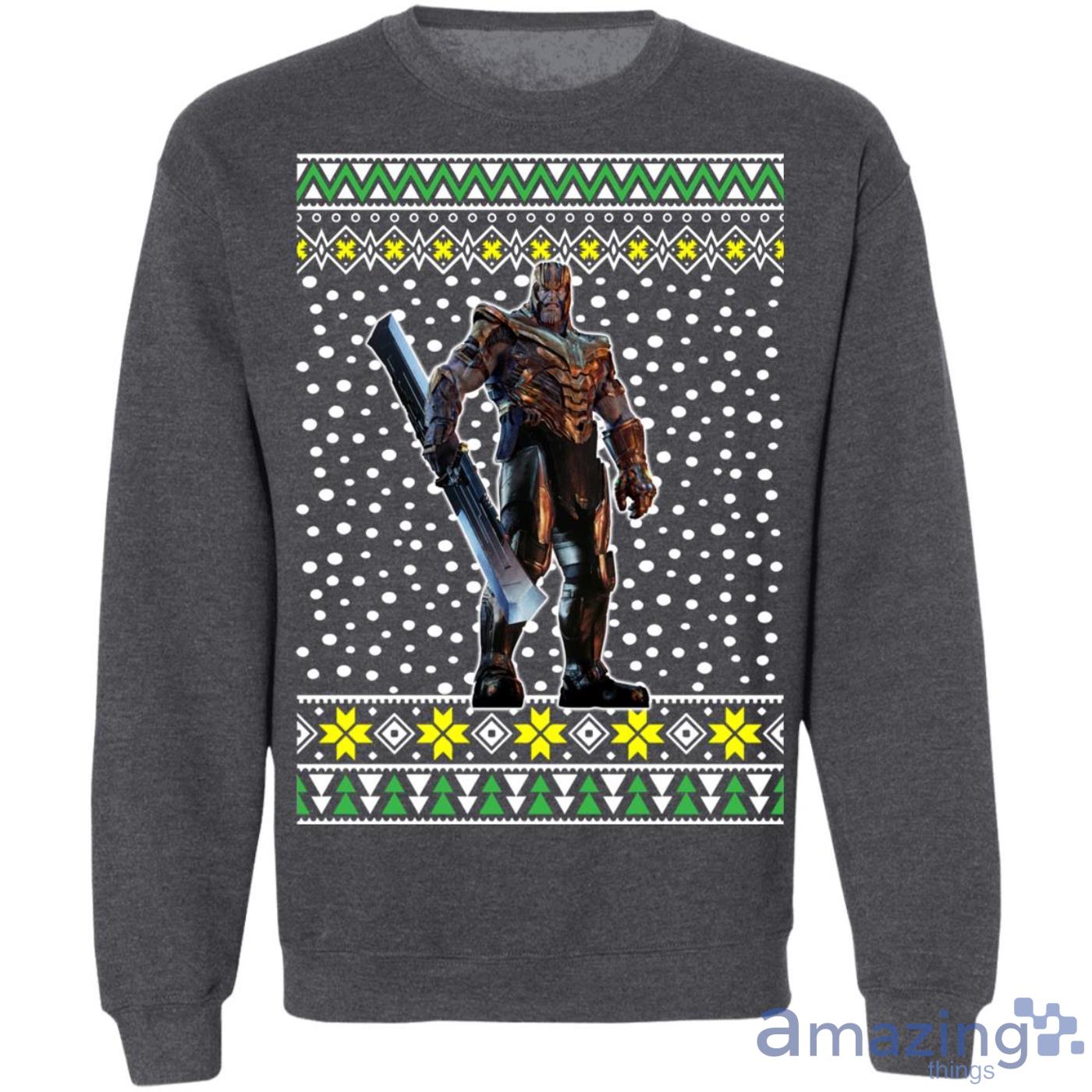 Thanos Christmas Sweatshirt Product Photo 1