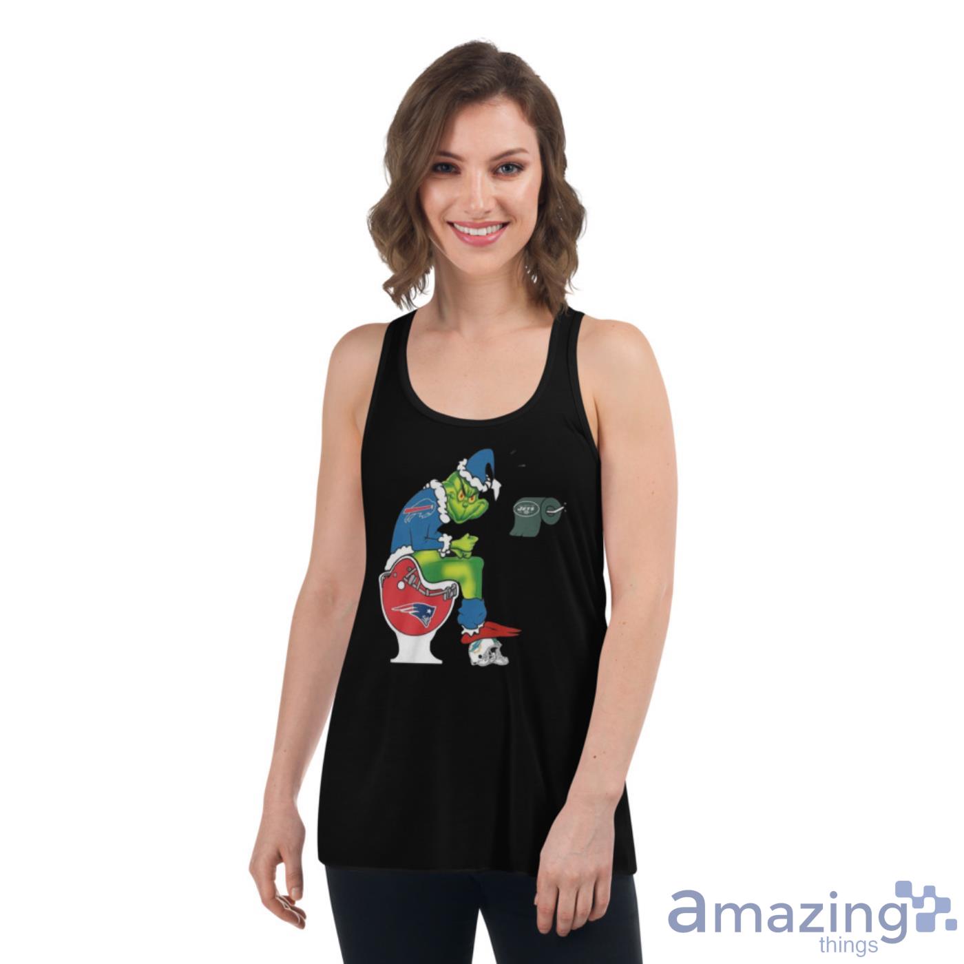 Cute The Grinch Buffalo Bills Shit On Toilet New England Patriots Christmas  Shirt - ValleyTee