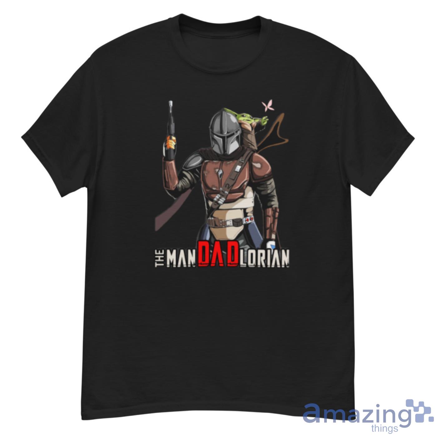 The ManDADlorian Baby Yoda Mandalorian Father Star Wars Shirts Product Photo 1