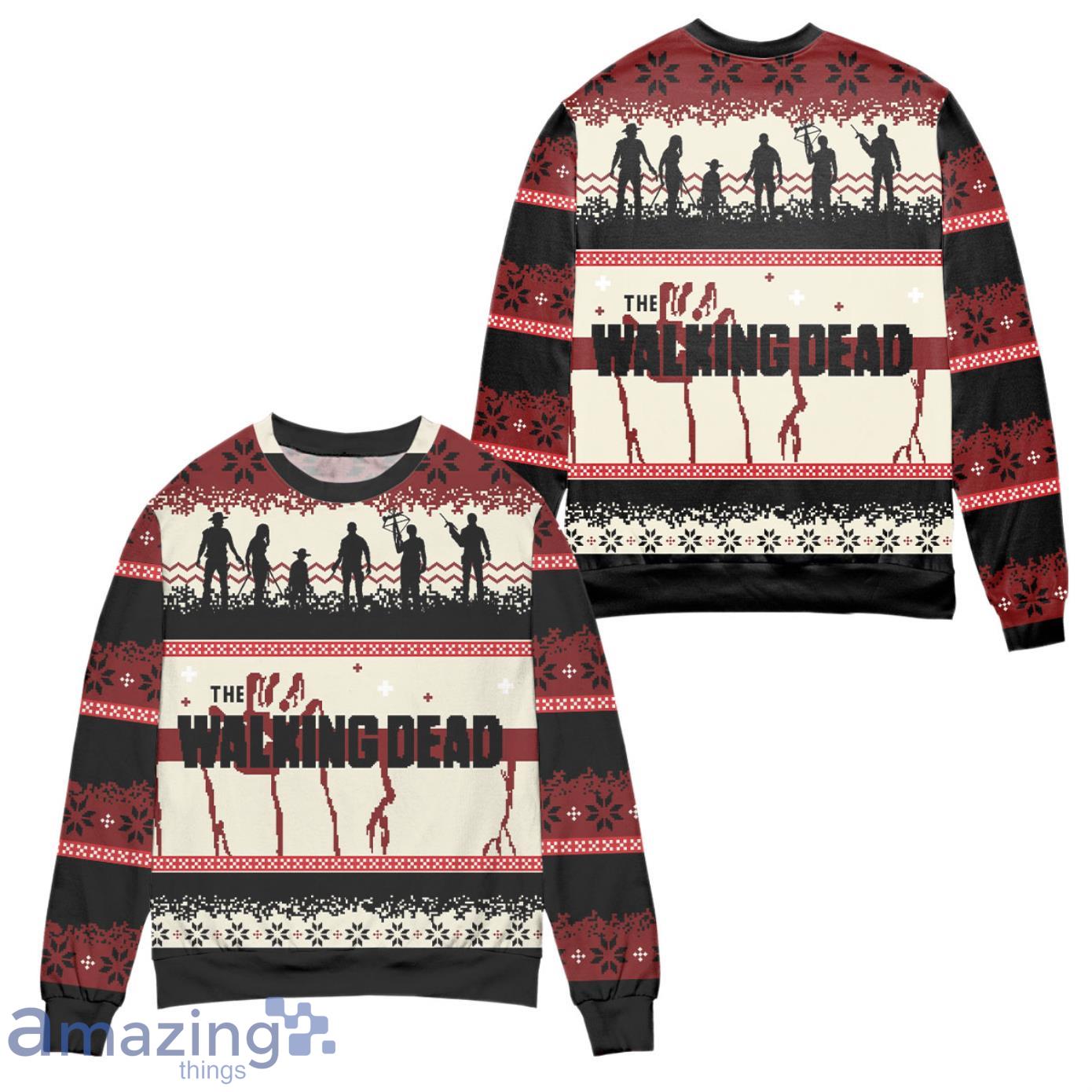 The Walking Dead Christmas Gift Ugly Christmas Sweater Product Photo 1