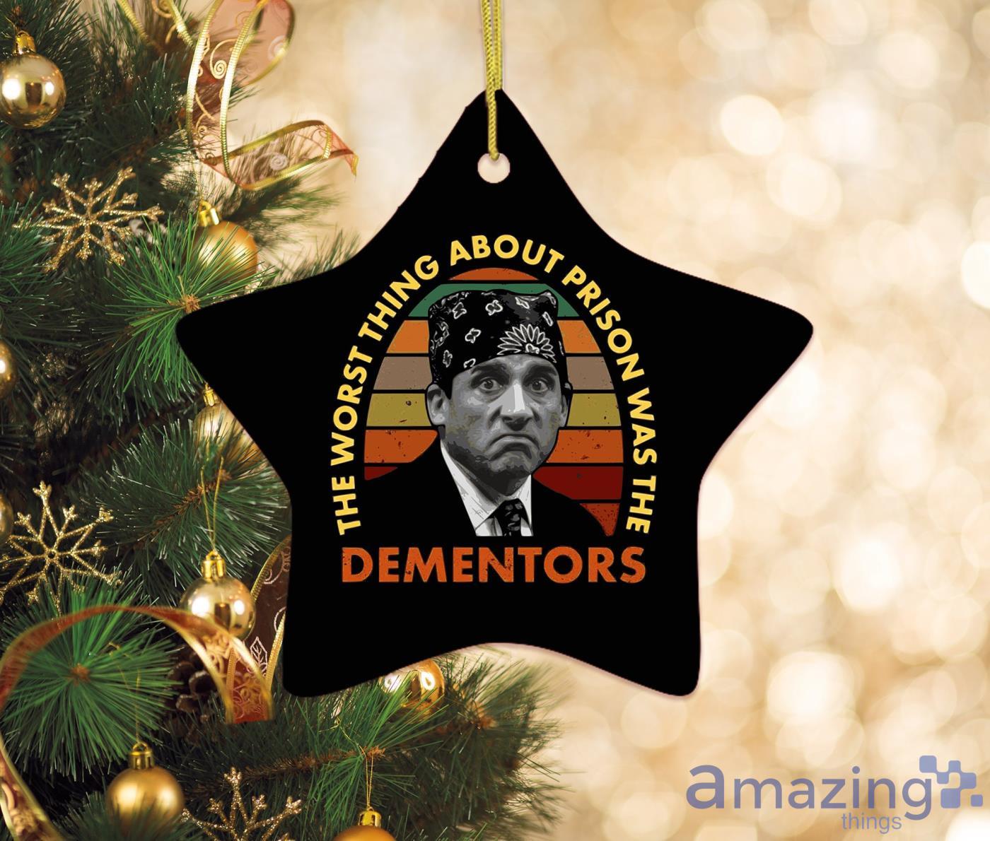 The Worst Thing About Prison Was Dementors Ornament Prison Mike The Office Product Photo 1