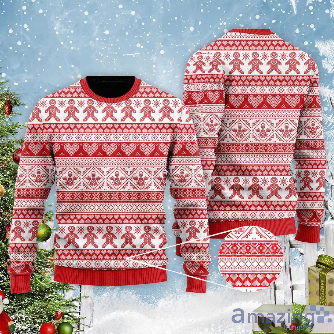 This Is My Red Old Here Ugly Christmas Sweater Product Photo 1