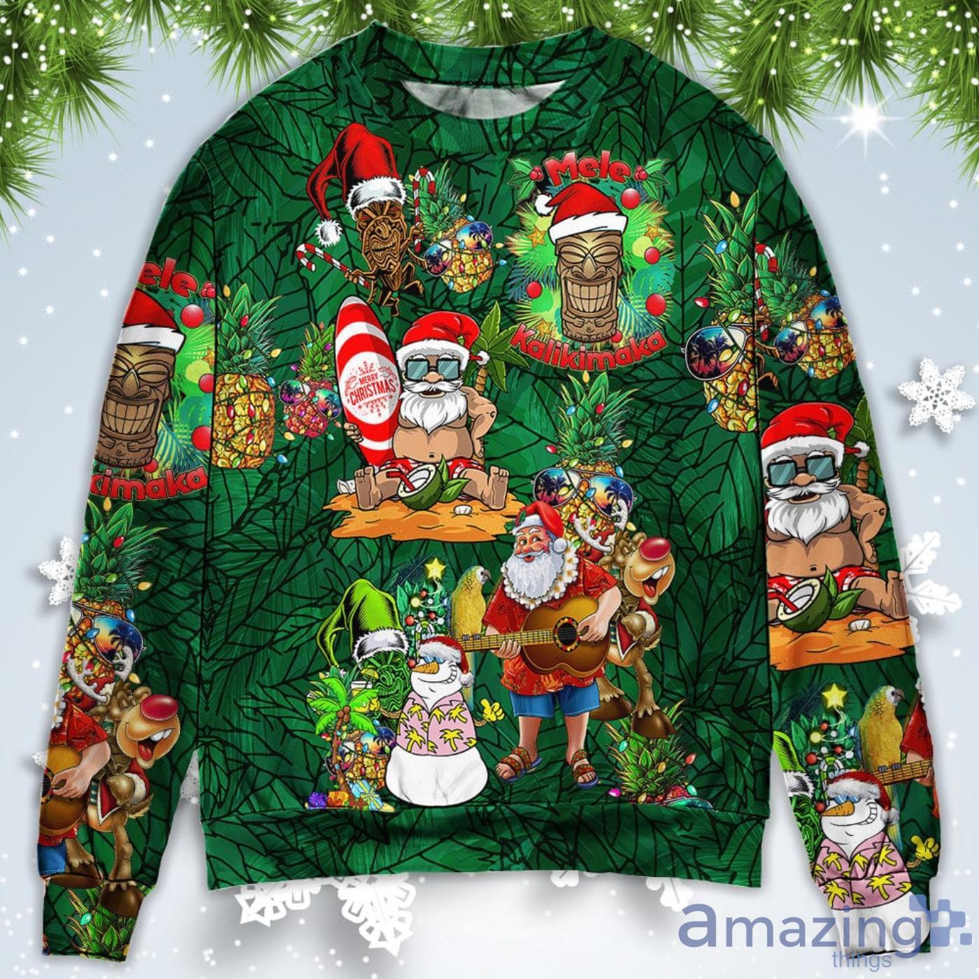 Tiki Love Funny Style Christmas Sweatshirt Sweater Product Photo 1