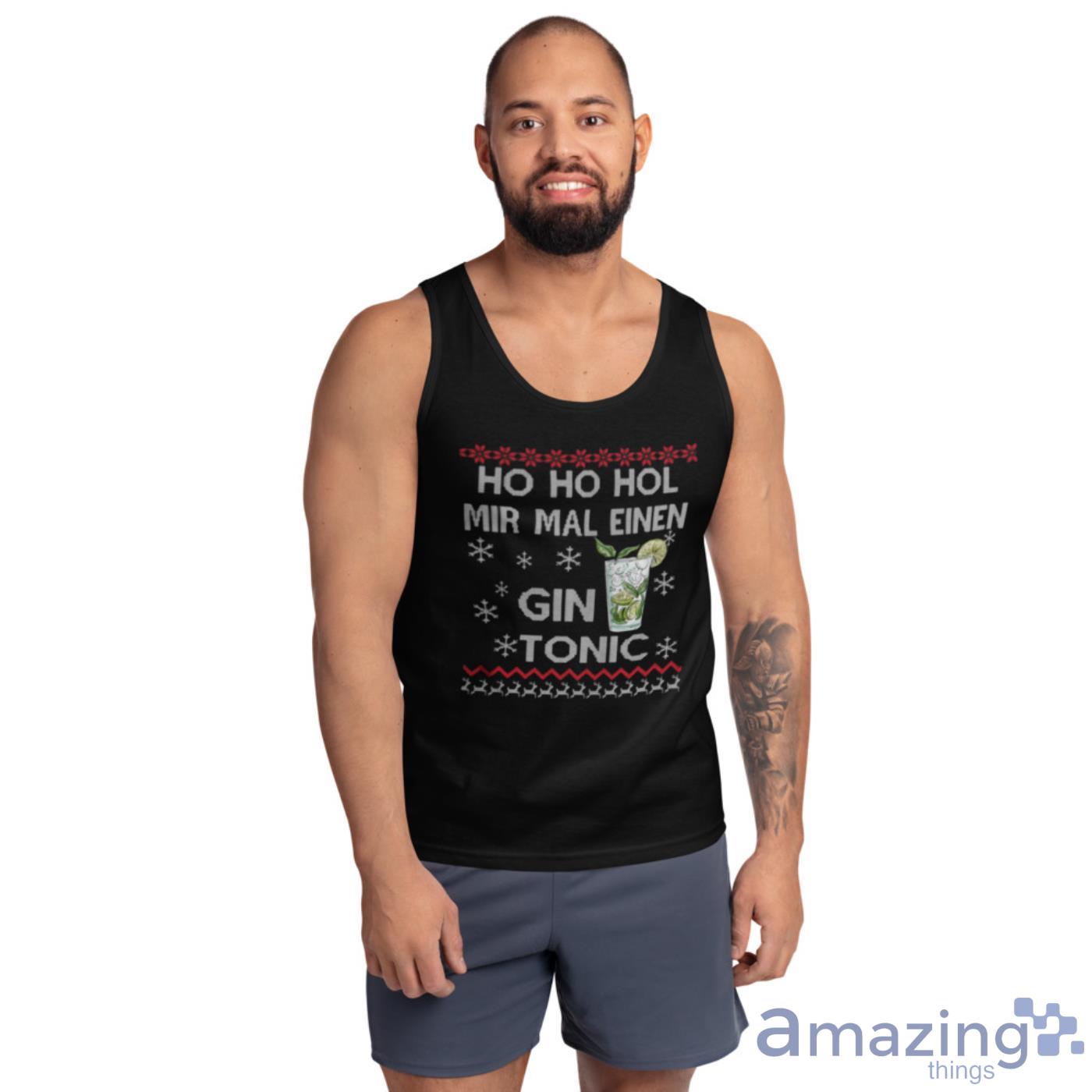 Ugly Gin Tonic Christmas shirt image Ugly Gin Tonic Christmas shirt - Ultra Cotton Tank Top