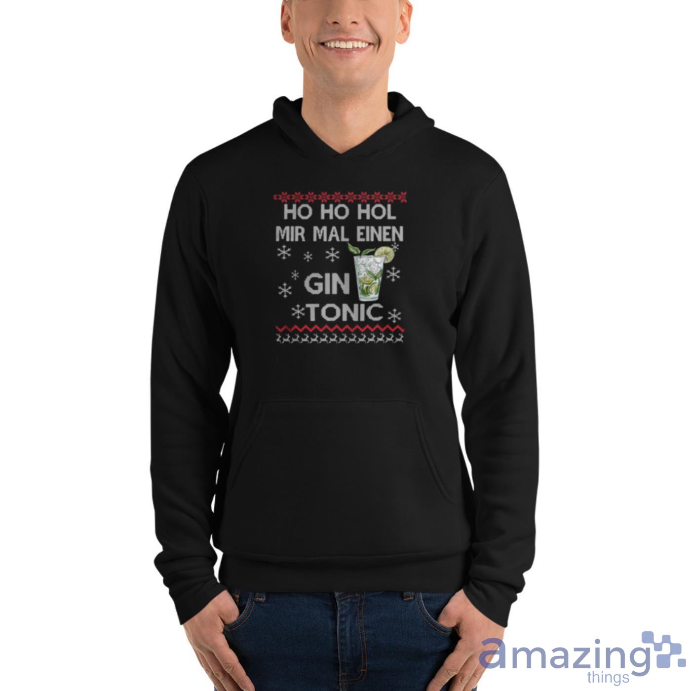 Ugly Gin Tonic Christmas shirt image Ugly Gin Tonic Christmas shirt - Unisex Fleece Pullover Hoodie