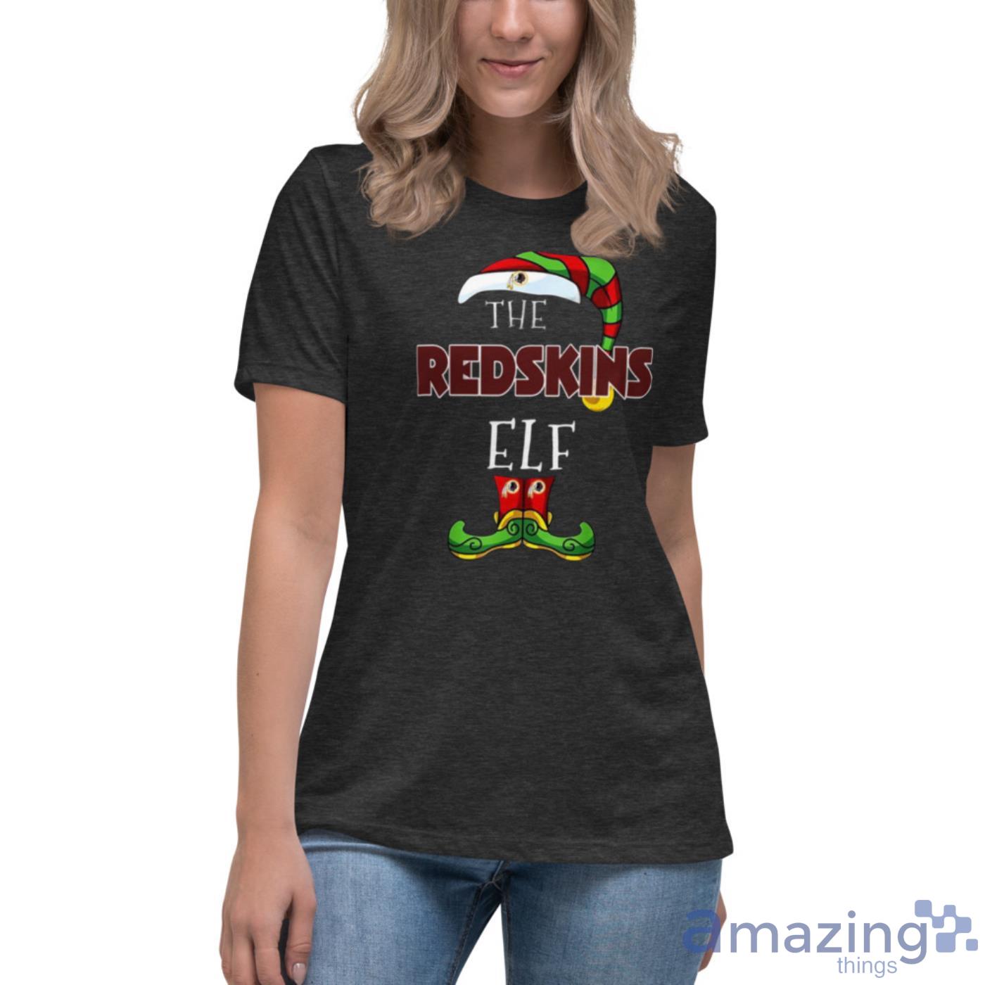 Washington Redskins Christmas ELF Funny NFL Long Sleeve T-Shirt