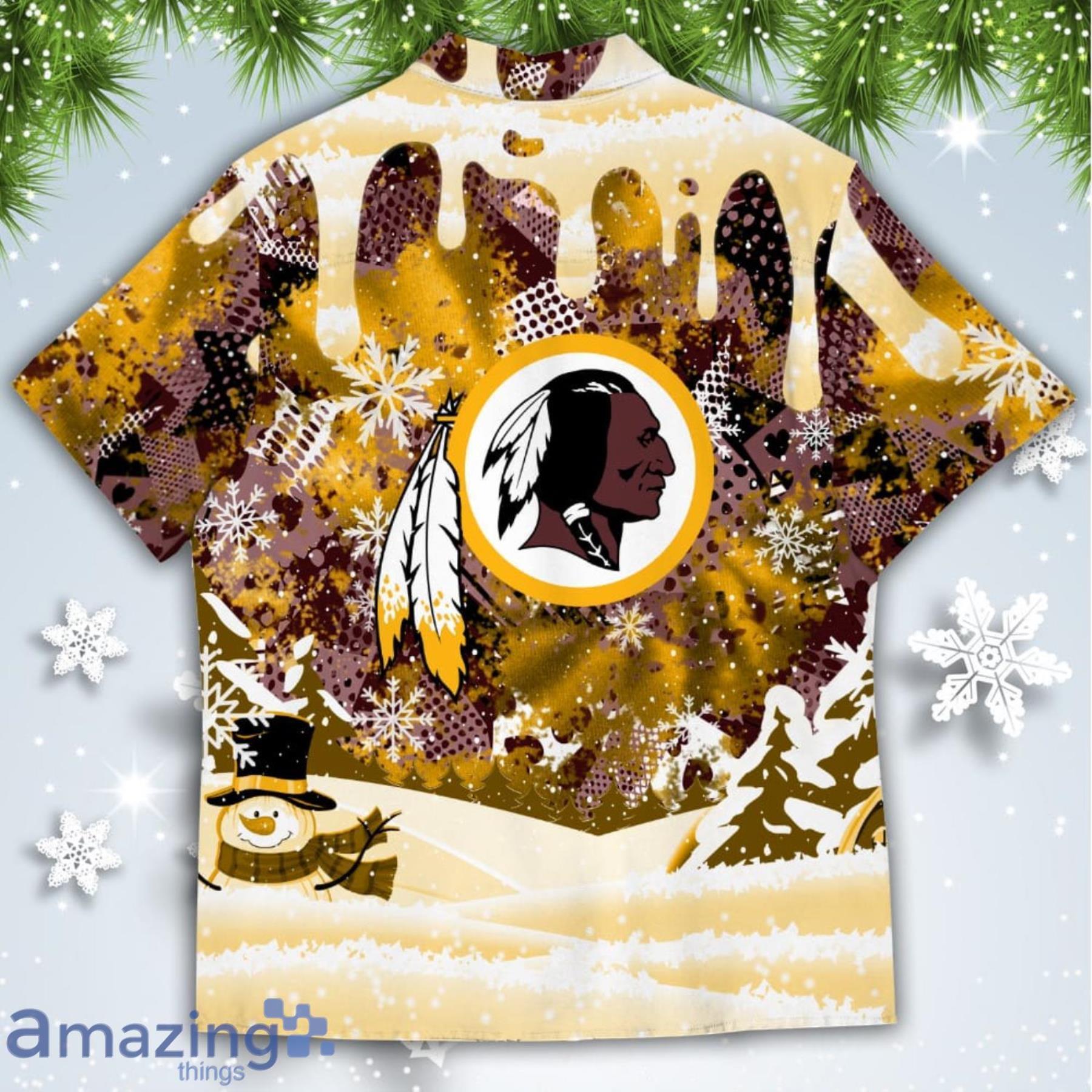 Washington Redskins Snoopy Dabbing The Peanuts American Christmas Dripping  Hawaiian Shirt