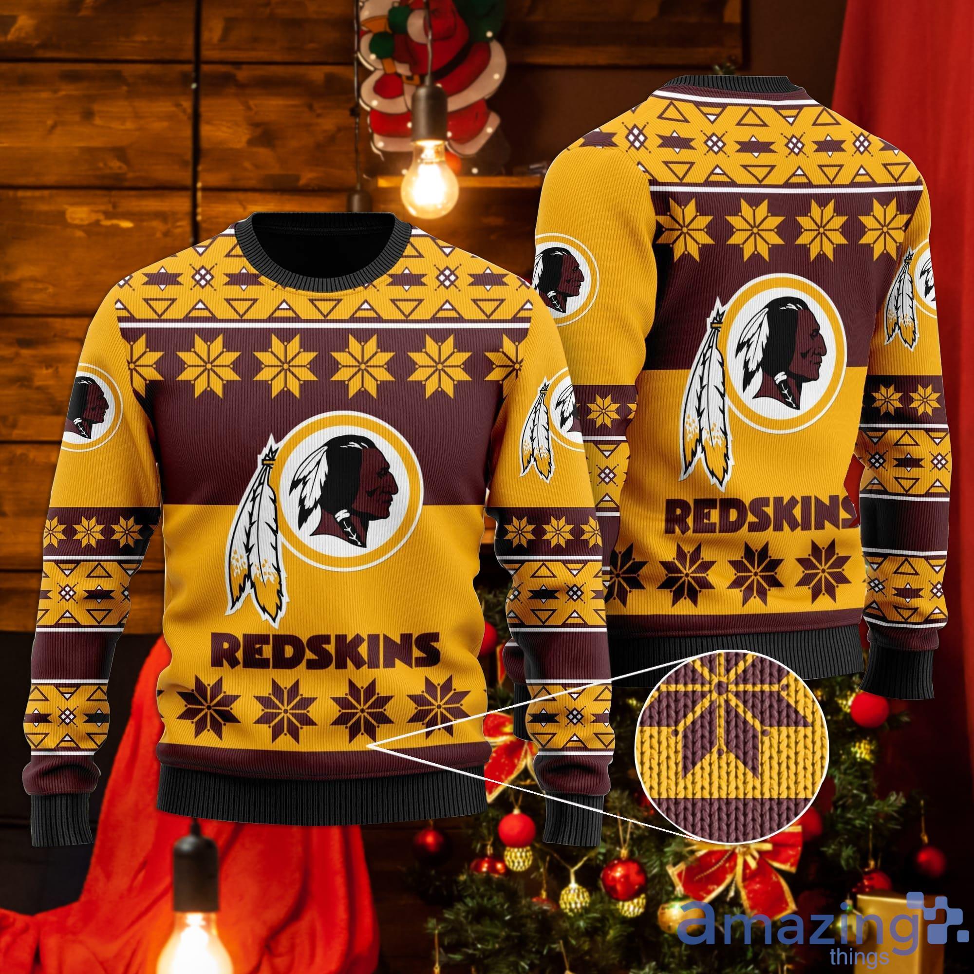 washington redskins ugly sweater