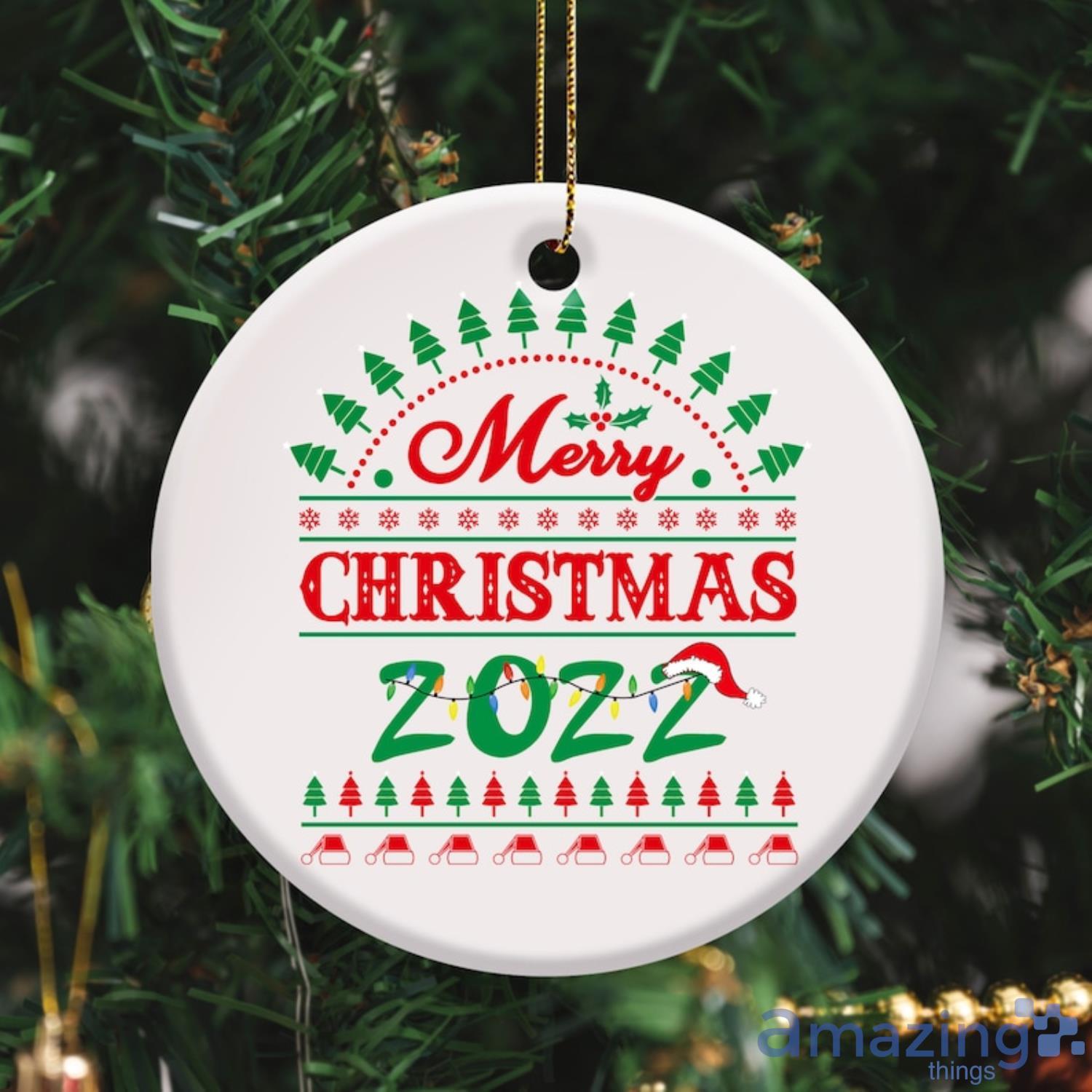 2022 Merry Christmas Ornaments For Christmas Tree Product Photo 1