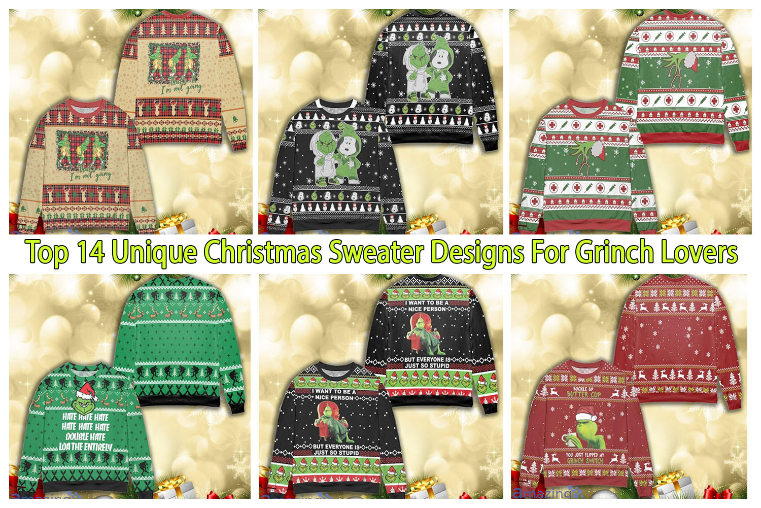 NFL Vikings Minnesota Funny Grrinch Knitting Pattern Christmas