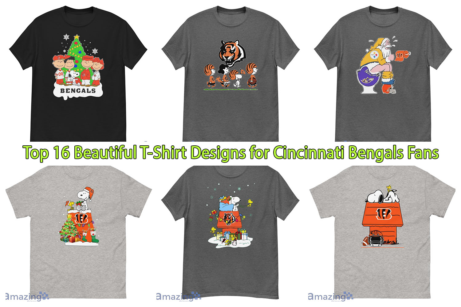 Cincinnati Bengals Let's Play Football Together Snoopy NFL Youth T