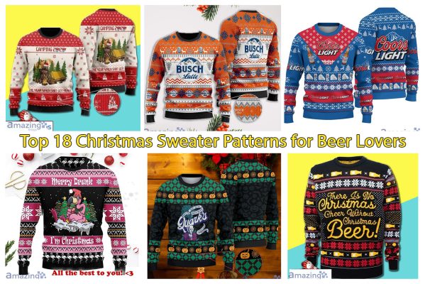 Top 18 Christmas Sweater Patterns for Beer Lovers