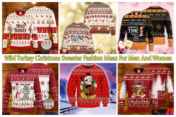 Wild Turkey Christmas Sweater Fashion Ideas For Men And Women