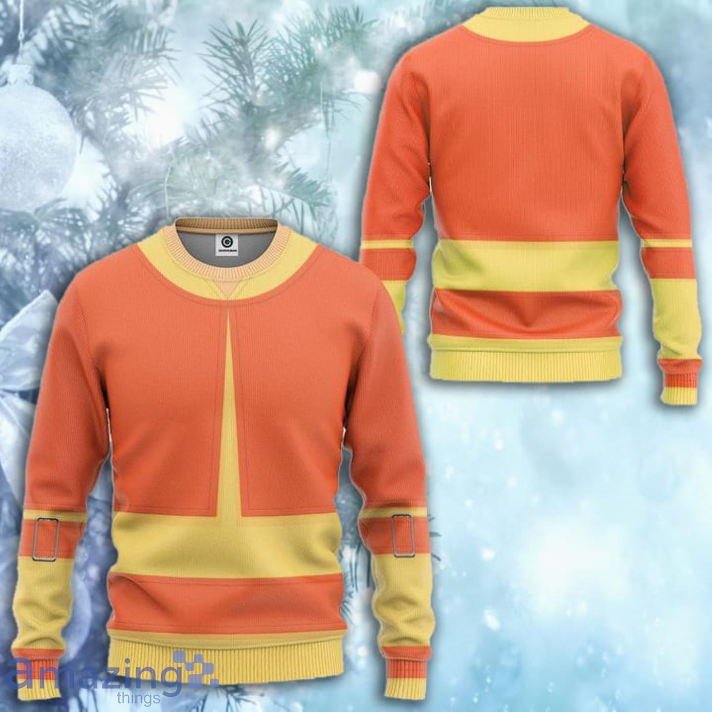 Aang Avatar The Last Airbender Costume All Over Print 3D Ugly Christmas Sweater Product Photo 1