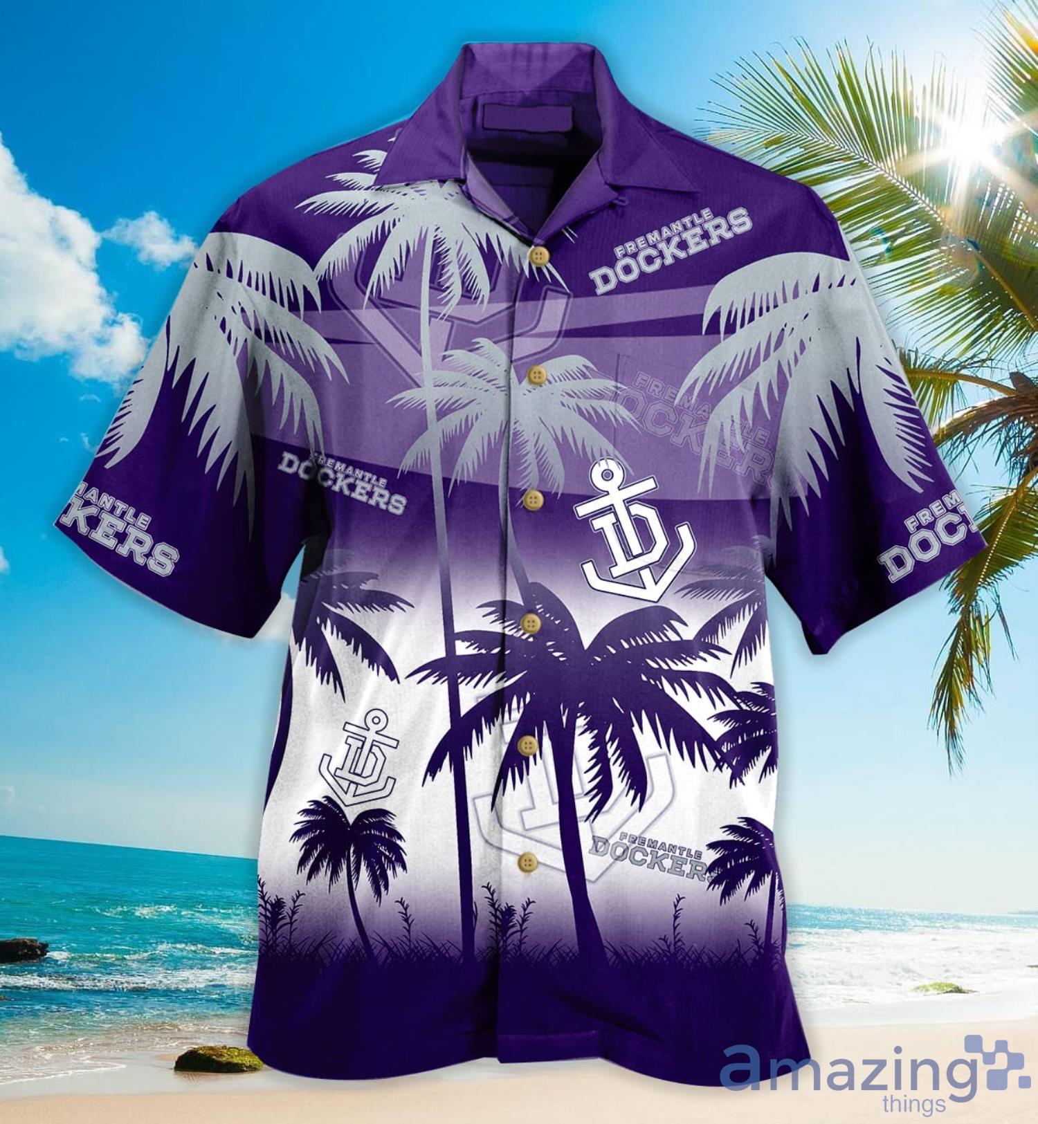 Afl Dockers Football Club Hawaiian Shirt For Fans Product Photo 1