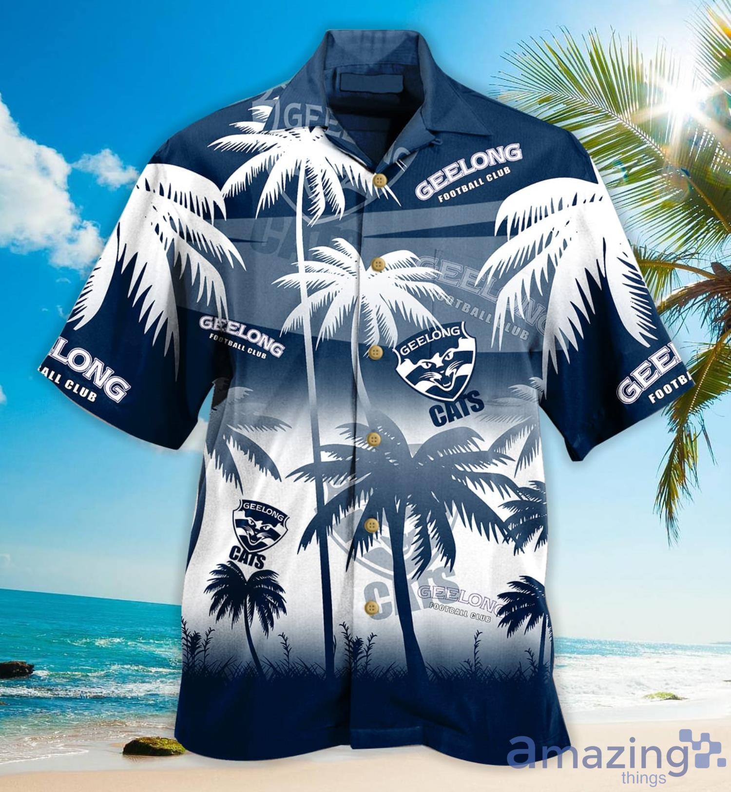 Afl Geelong Football Club Cats Hawaiian Shirt For Fans Product Photo 1