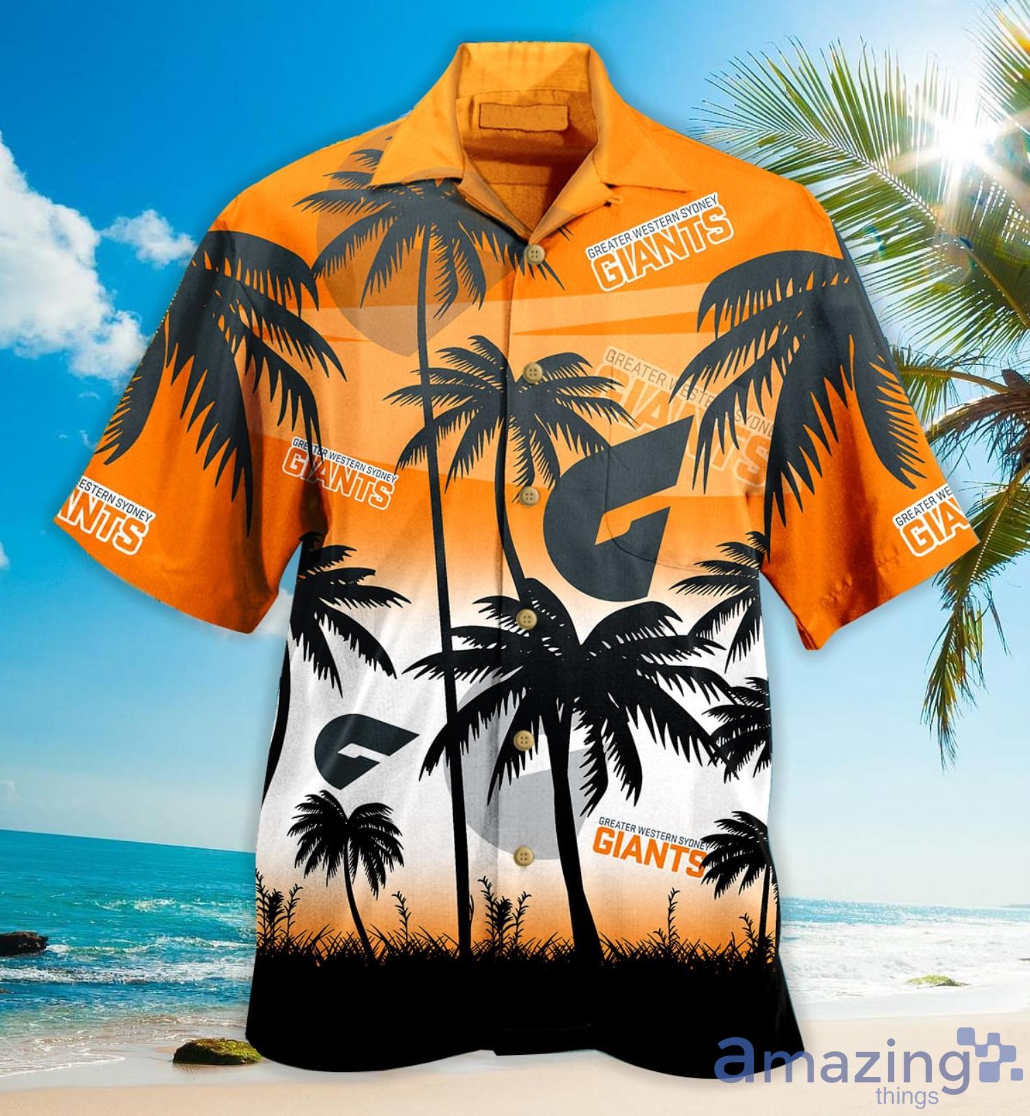 Afl Giants Football Club Hawaiian Shirt For Fans Product Photo 1
