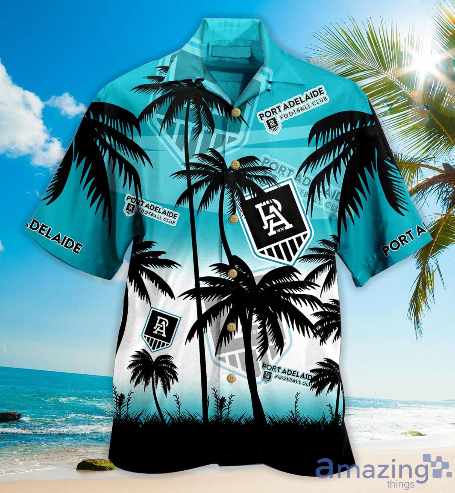 Afl Port Adelaide Footbal Club Power Hawaiian Shirt For Fans Product Photo 1
