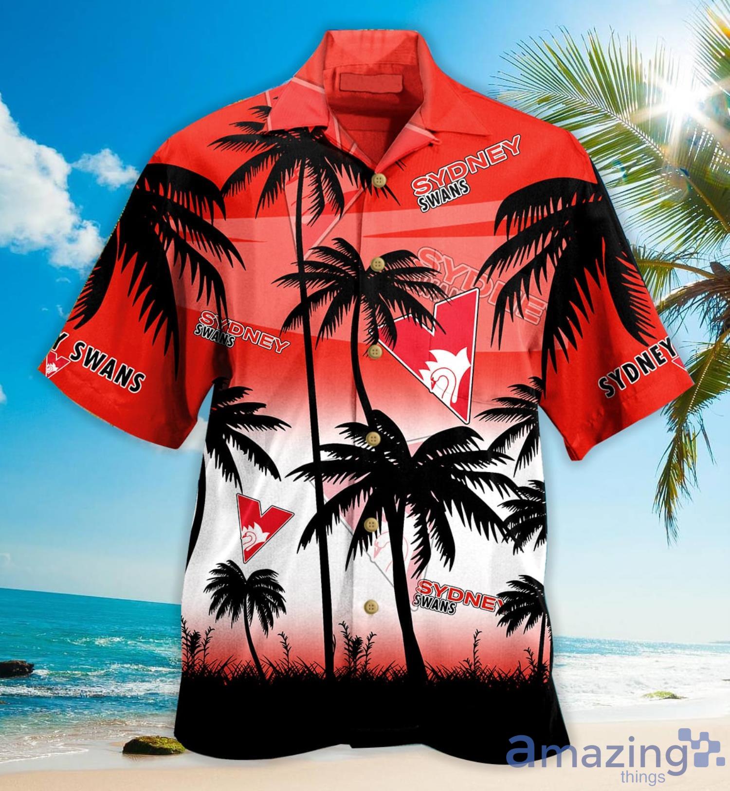 Afl Swans Sedney Football Club Hawaiian Shirt For Fans Product Photo 1