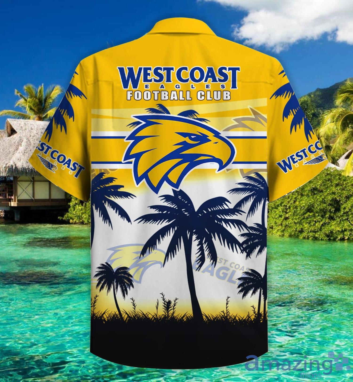 AFL West Coast Eagles Hawaiian Shirt V4