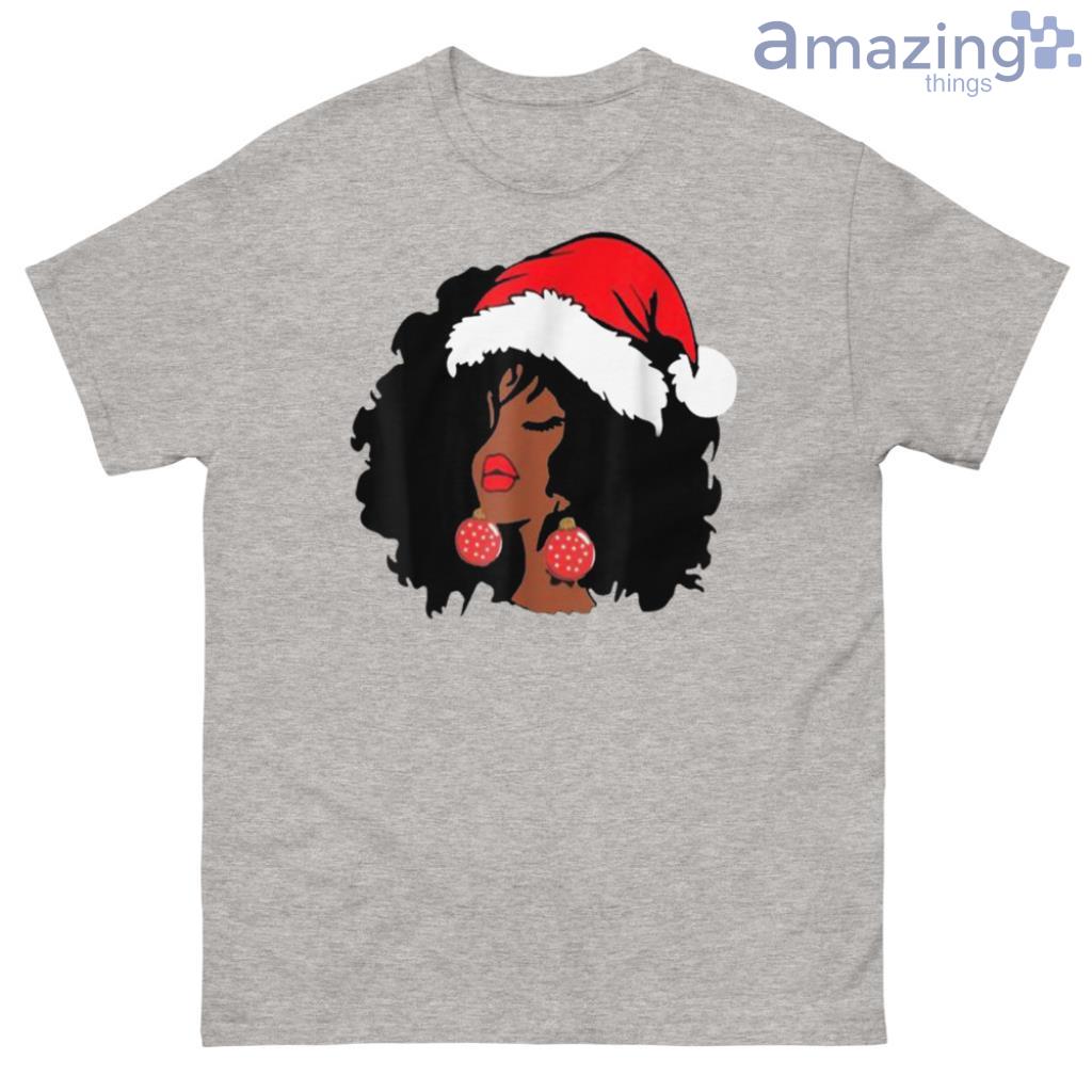 African Girl American Melanin Hat Xmas Christmas Shirt - 500 Men’s Classic Tee Gildan