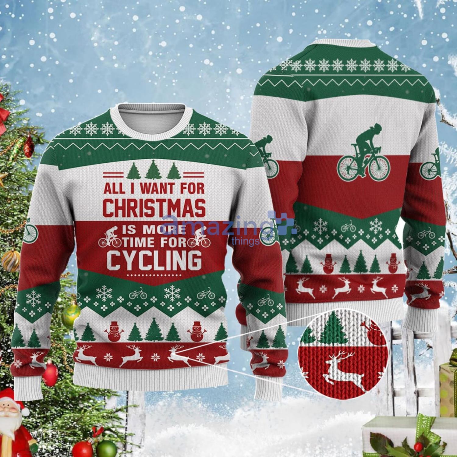 Cycling 2025 christmas sweater