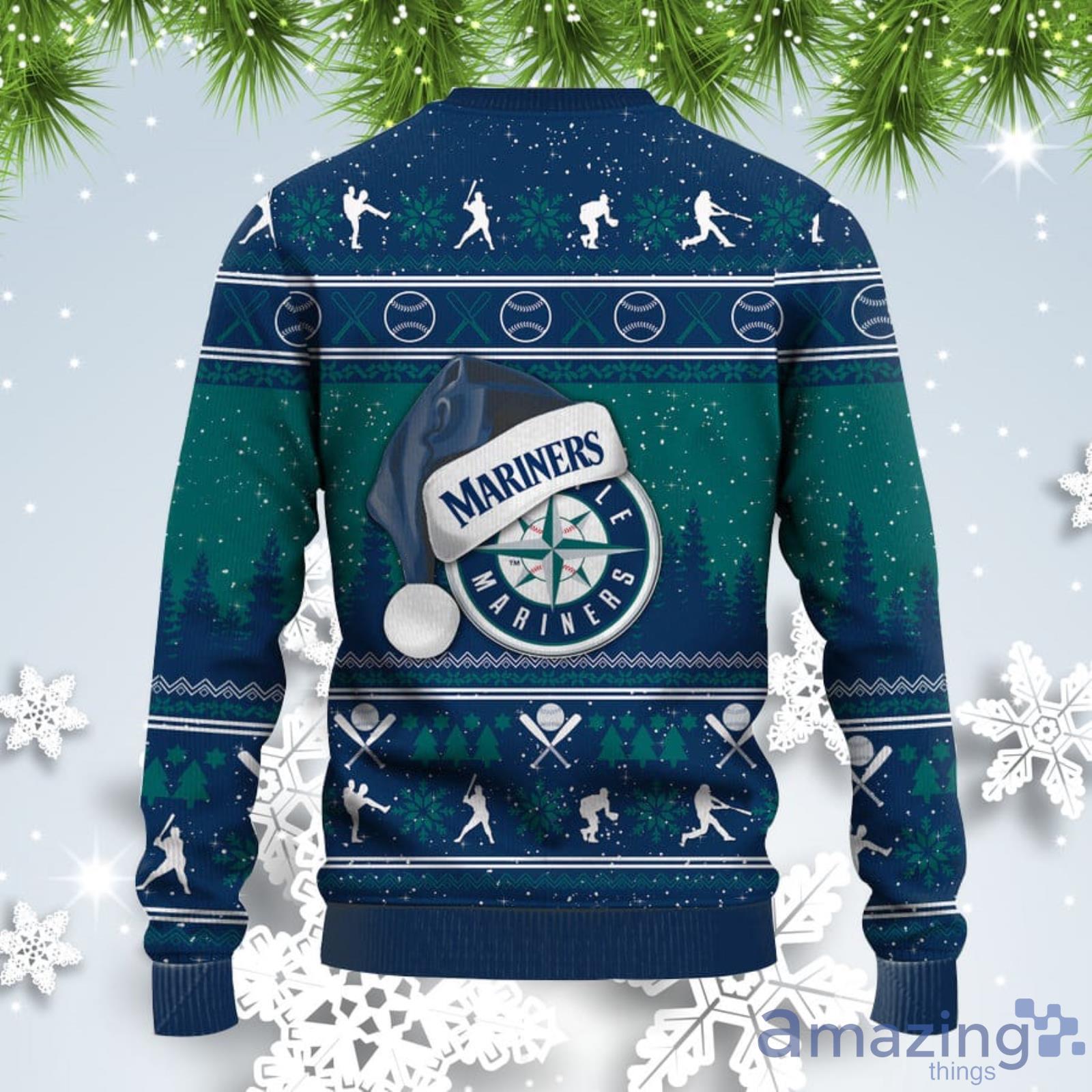 All I Want For Christmas Is More Time For Mariners Ugly Christmas Sweater Product Photo 1