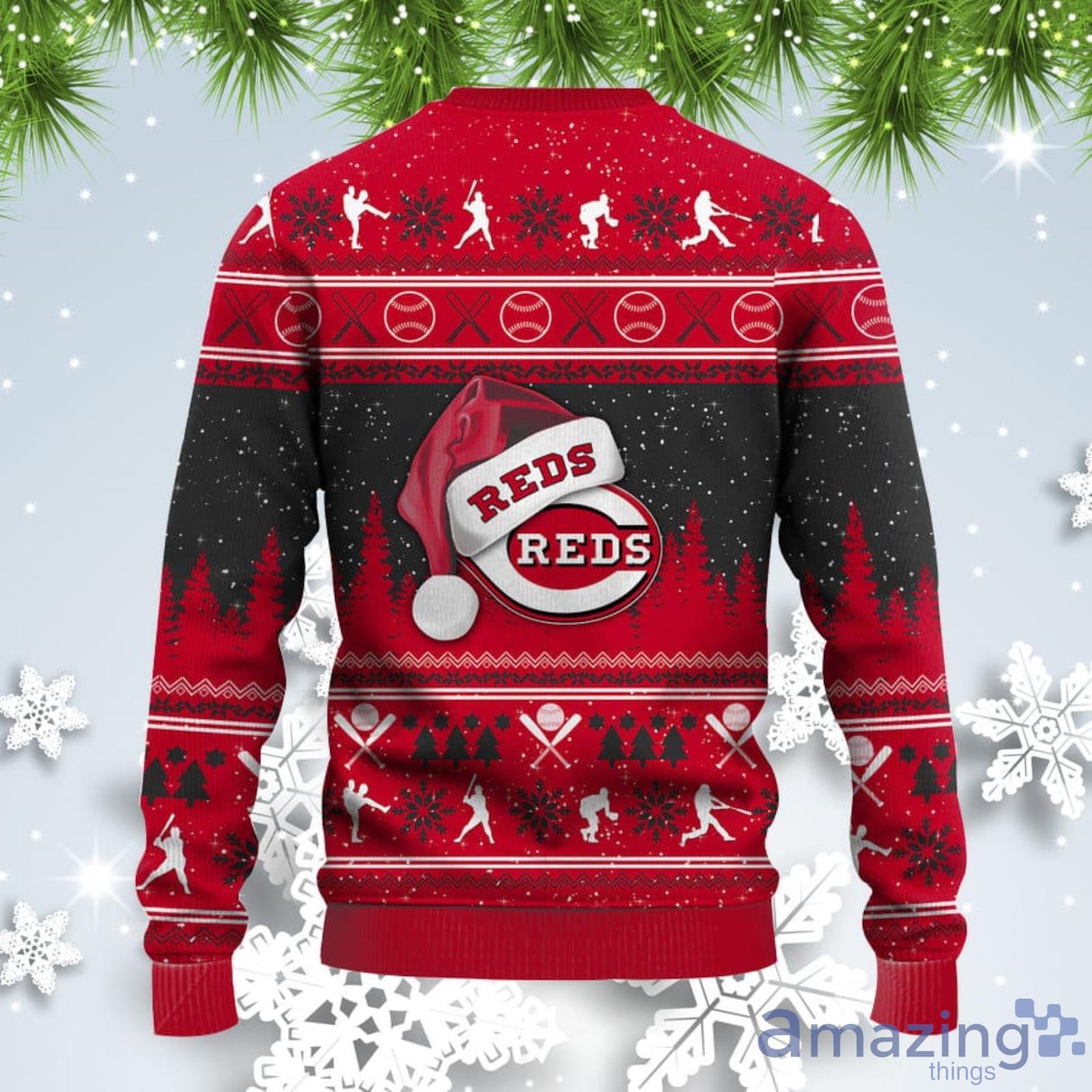 All I Want For Christmas Is More Time For Reds Ugly Christmas Sweater Product Photo 1