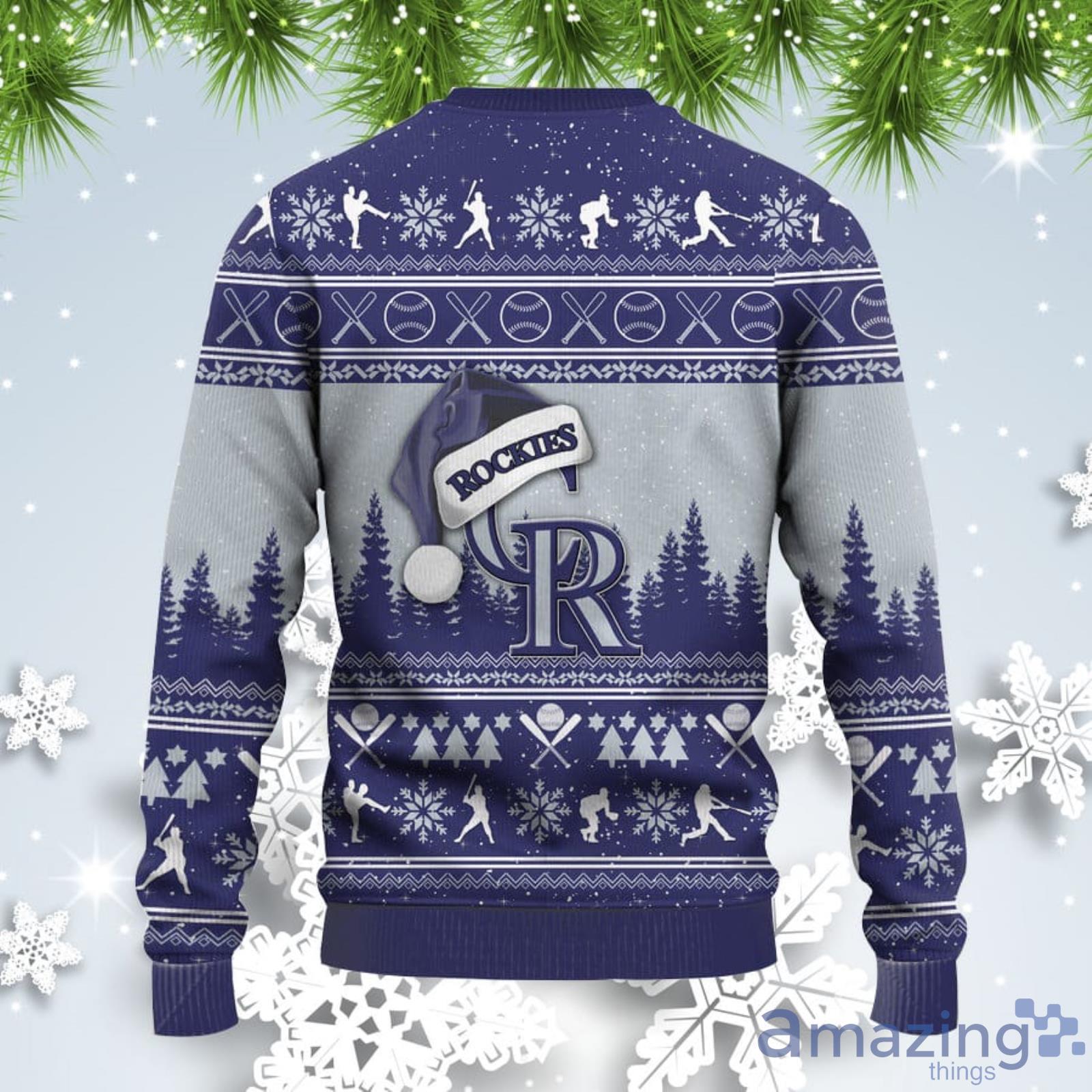 All I Want For Christmas Is More Time For Rockies Ugly Christmas Sweater Product Photo 1