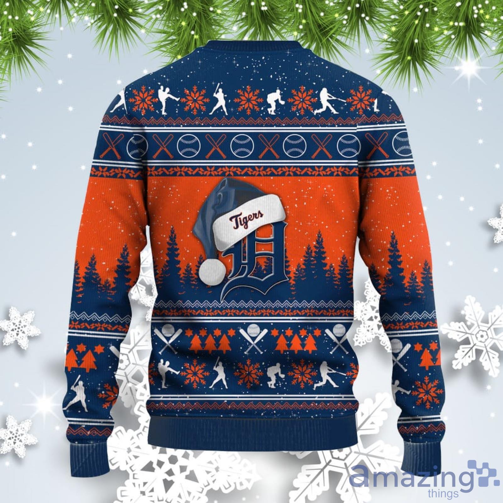 All I Want For Christmas Is More Time For Tigers Ugly Christmas Sweater Product Photo 1