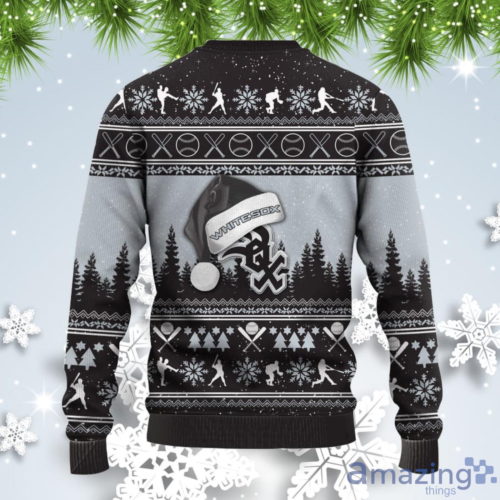 All I Want For Christmas Is More Time For White Sox Ugly Christmas Sweater Product Photo 1