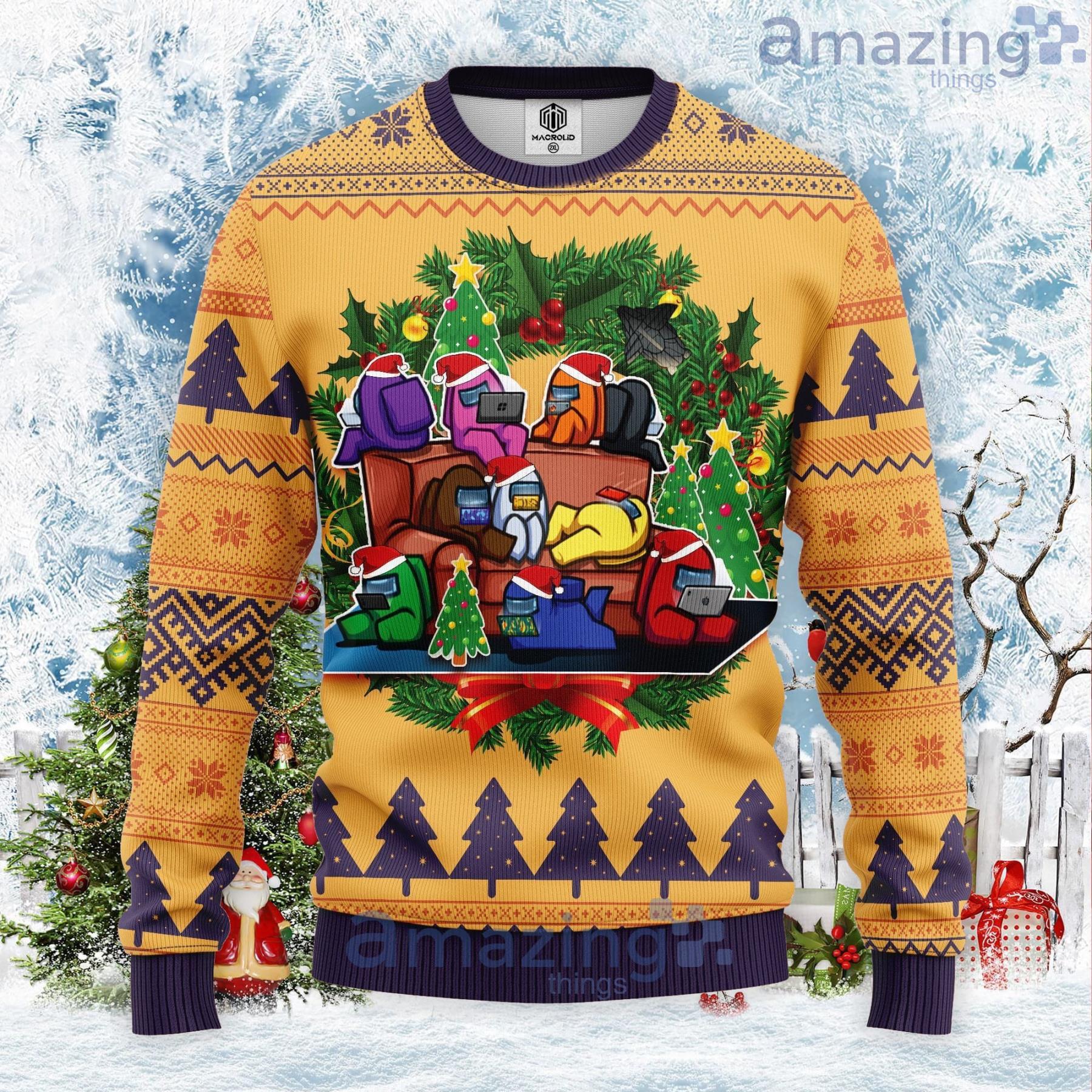 Yellow deals christmas sweater