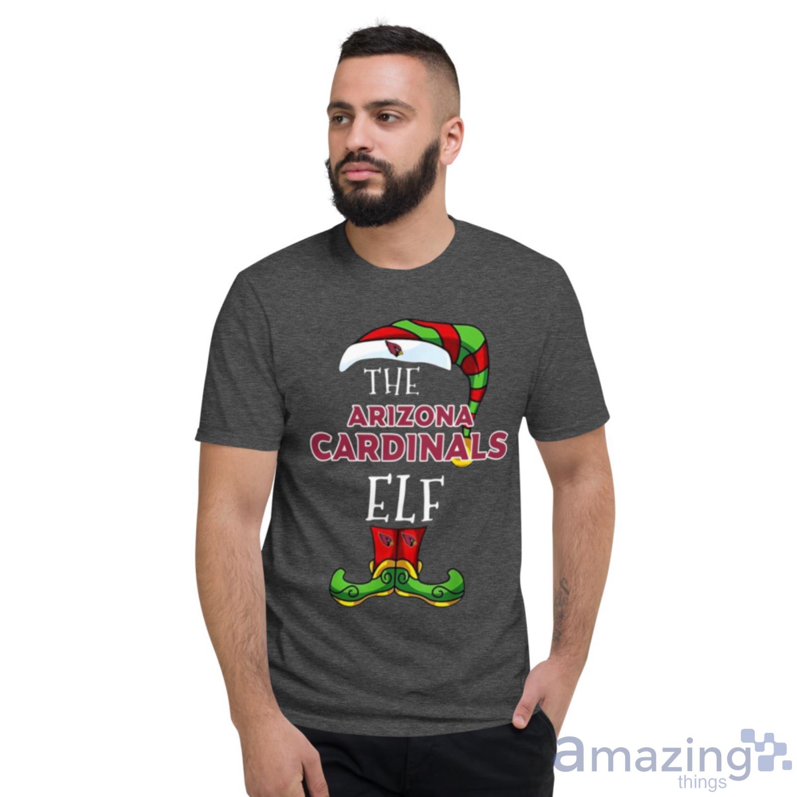 Arizona Cardinals Christmas ELF Funny NFL T-Shirt