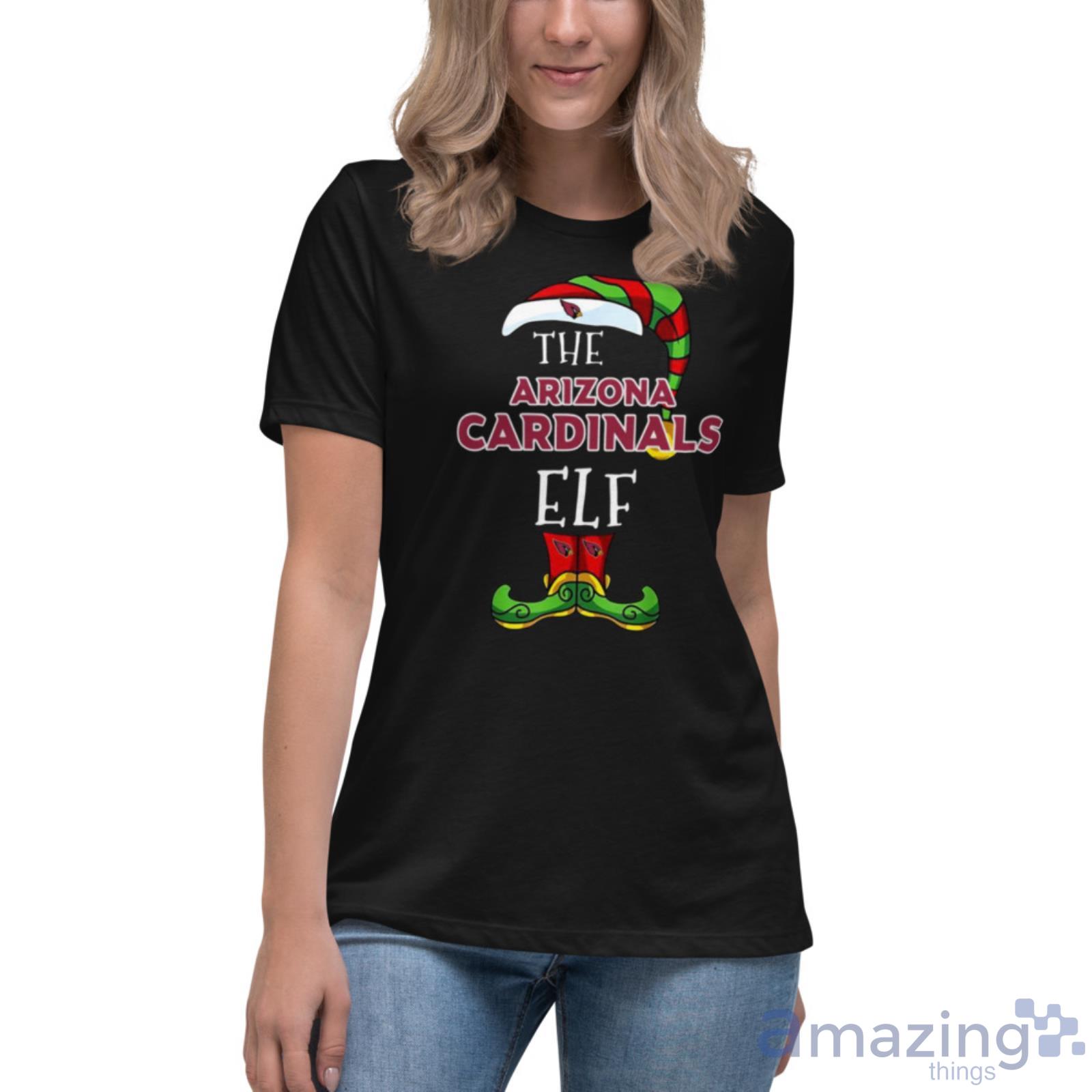 Arizona Cardinals Christmas ELF Funny NFL T-Shirt