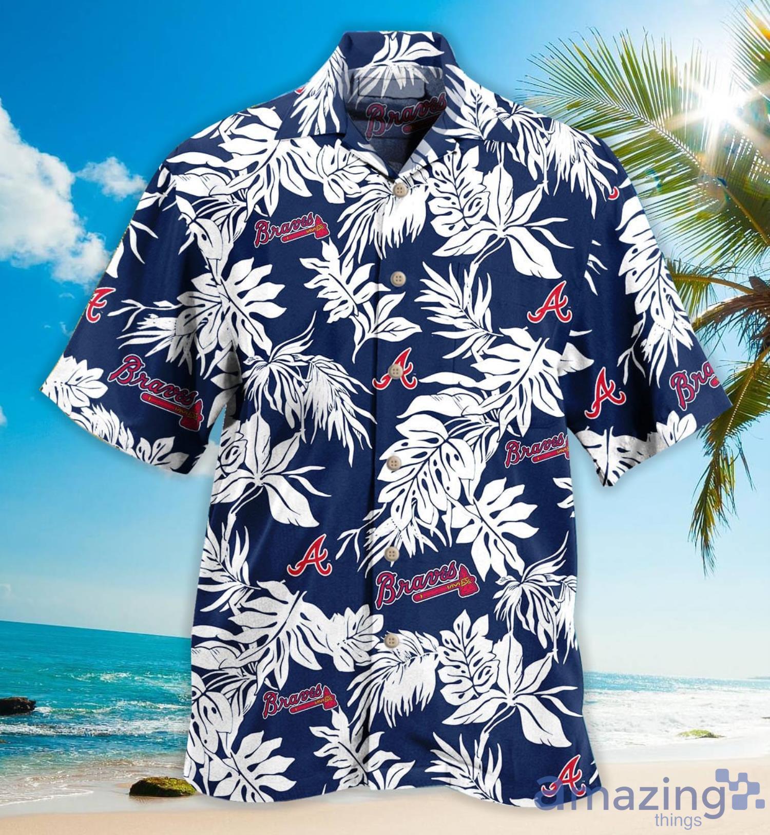 Atlanta Braves Hawaiian Shirt For Fans image Atlanta Braves Hawaiian Shirt For Fans Product Photo 3