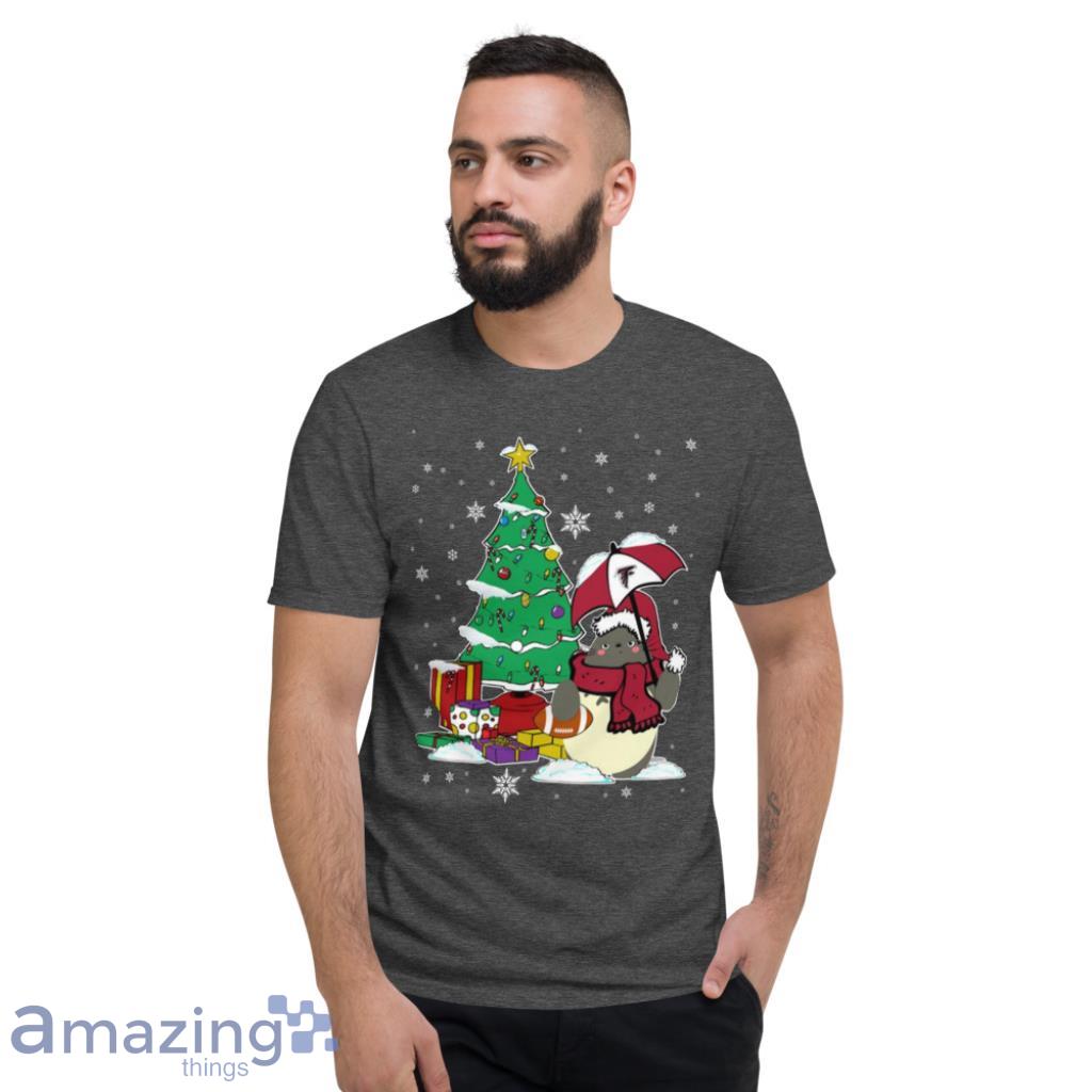 Atlanta Falcons NFL Football Cute Tonari No Totoro Christmas Sports T-Shirt