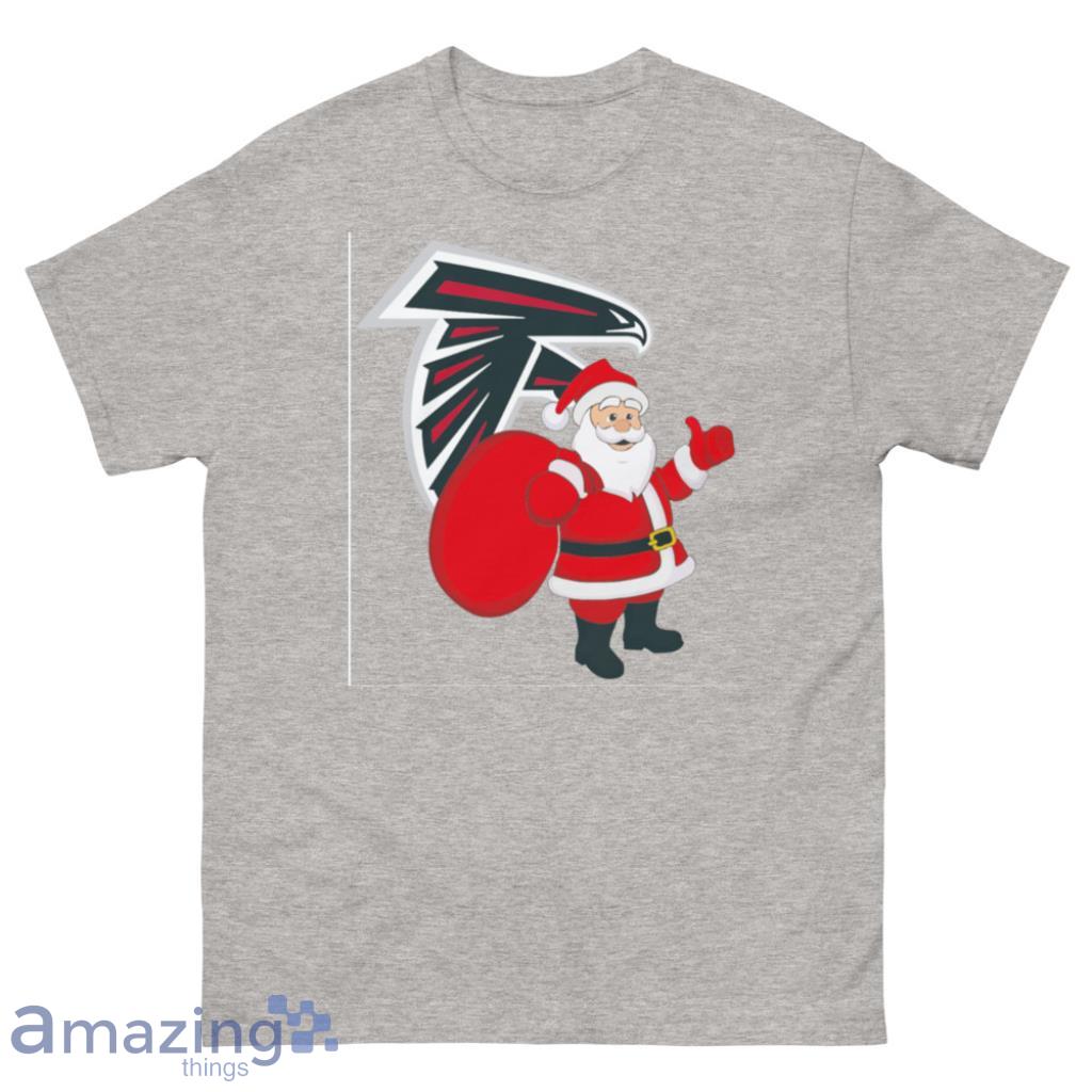 Atlanta Falcons NFL Santa Claus Christmas Shirt - 500 Men’s Classic Tee Gildan