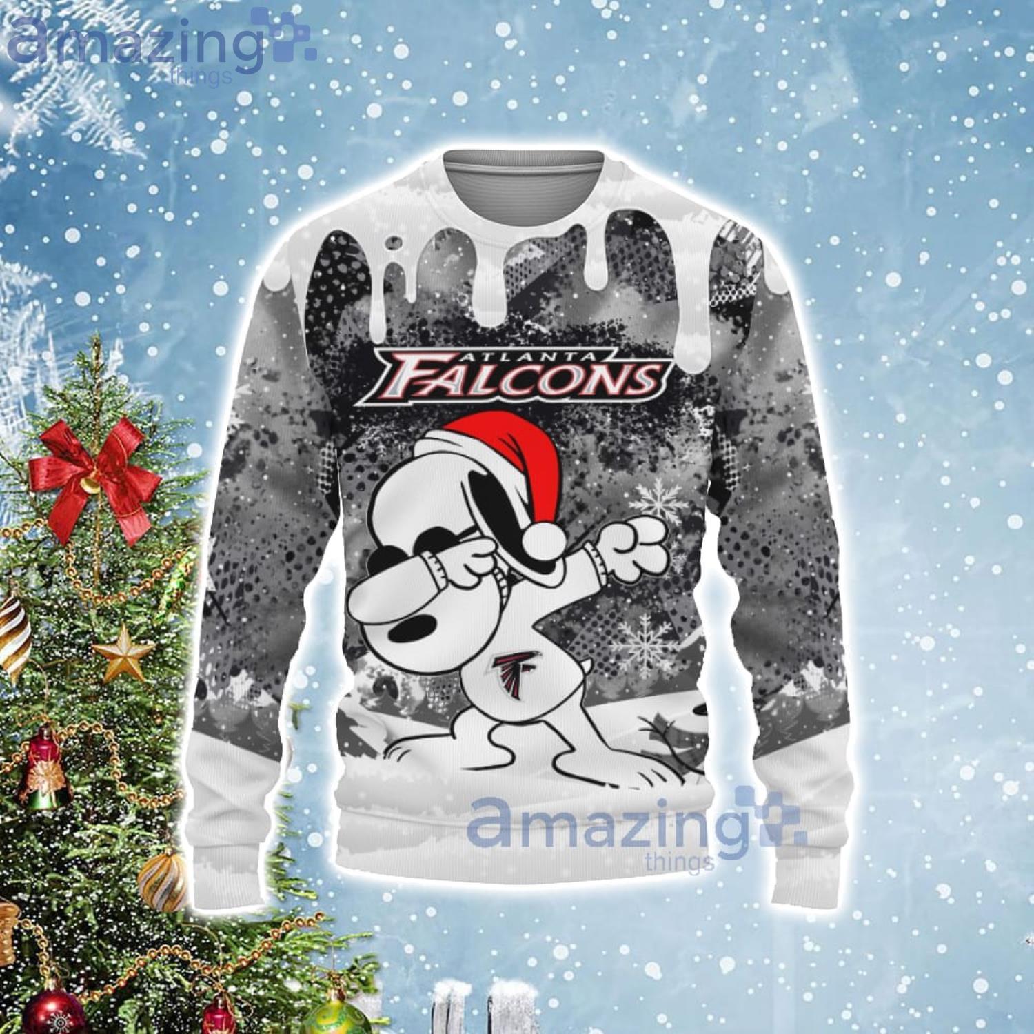 Atlanta Falcons Snoopy Dabbing The Peanuts Sports Football American Christmas Sweater Product Photo 1 Atlanta Falcons Snoopy Dabbing The Peanuts Sports Football American Christmas Sweater Product Photo 1
