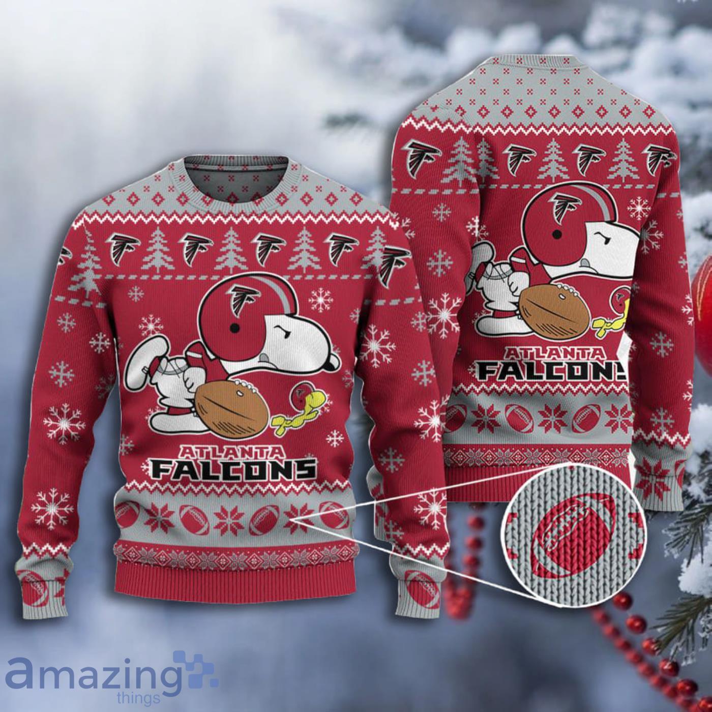 Atlanta Falcons Snoopy Christmas Ugly Sweater - Jomagift