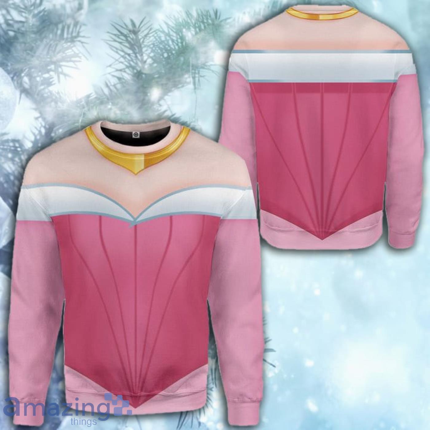 Aurora Princess Sleeping Beauty Disney Costume All Over Print 3D Ugly Christmas Sweater Product Photo 1
