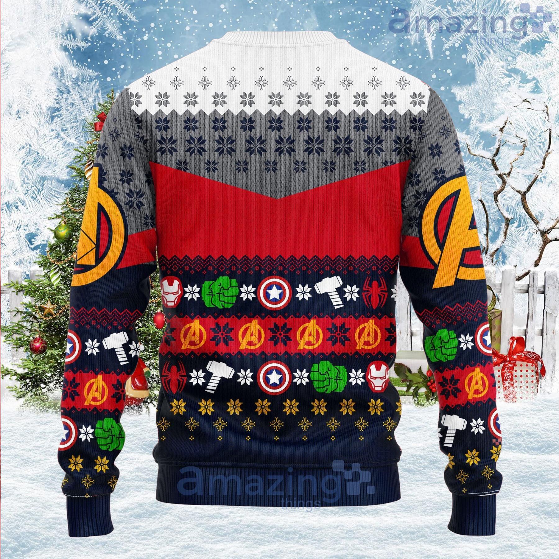 Ugly christmas hot sale sweater avengers