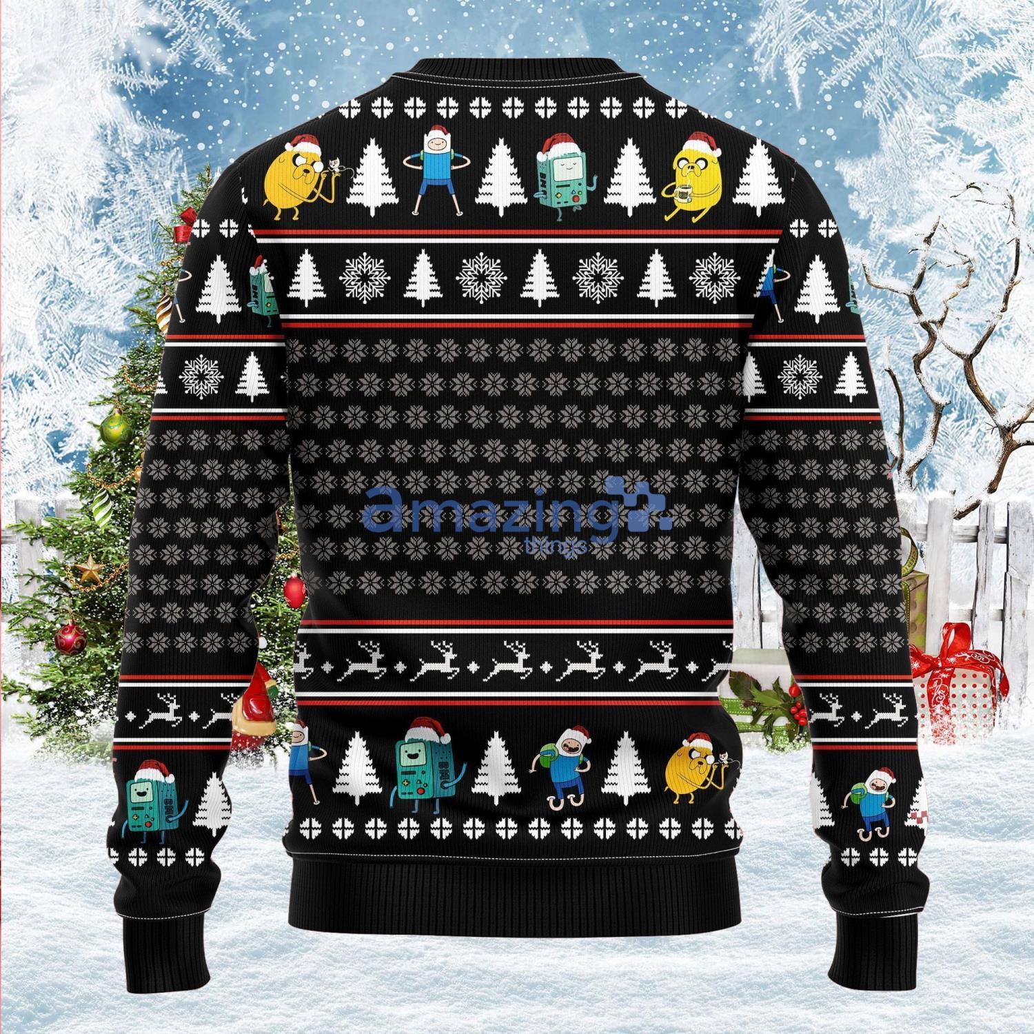Aventure Time Cute Christmas Gift Ugly Christmas Sweater image Aventure Time Cute Christmas Gift Ugly Christmas Sweater Product Photo 2