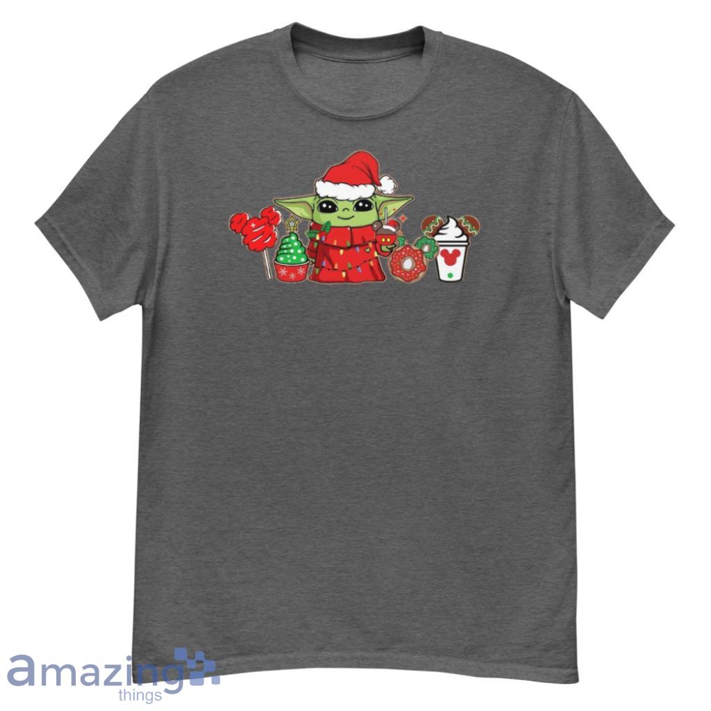 Baby Yoda Christmas Shirt, Disney Snack Christmas Shirt Product Photo 1