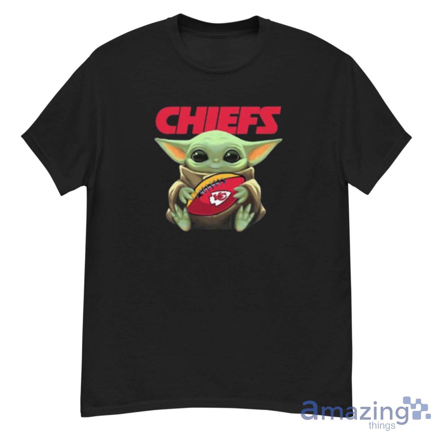 NEW Kansas City Chiefs Baby Yoda Unisex T-Shirt