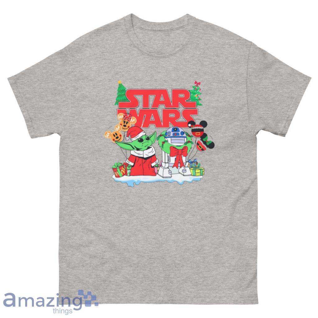 Baby Yoda R2D2 Star Wars Christmas Shirt - 500 Men’s Classic Tee Gildan