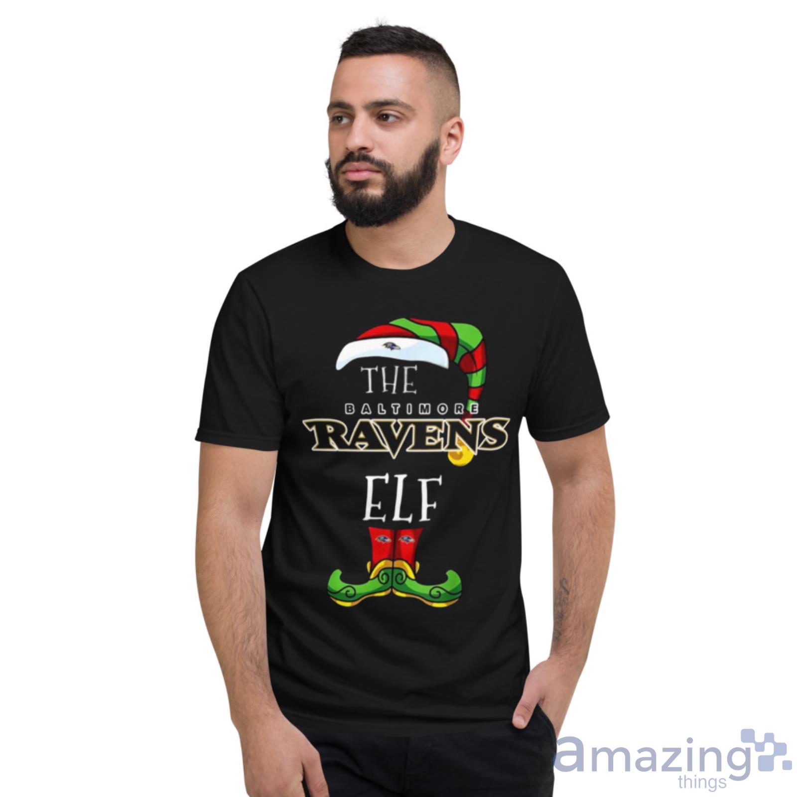 Baltimore Ravens Christmas Elf Funny Nfl Shirt